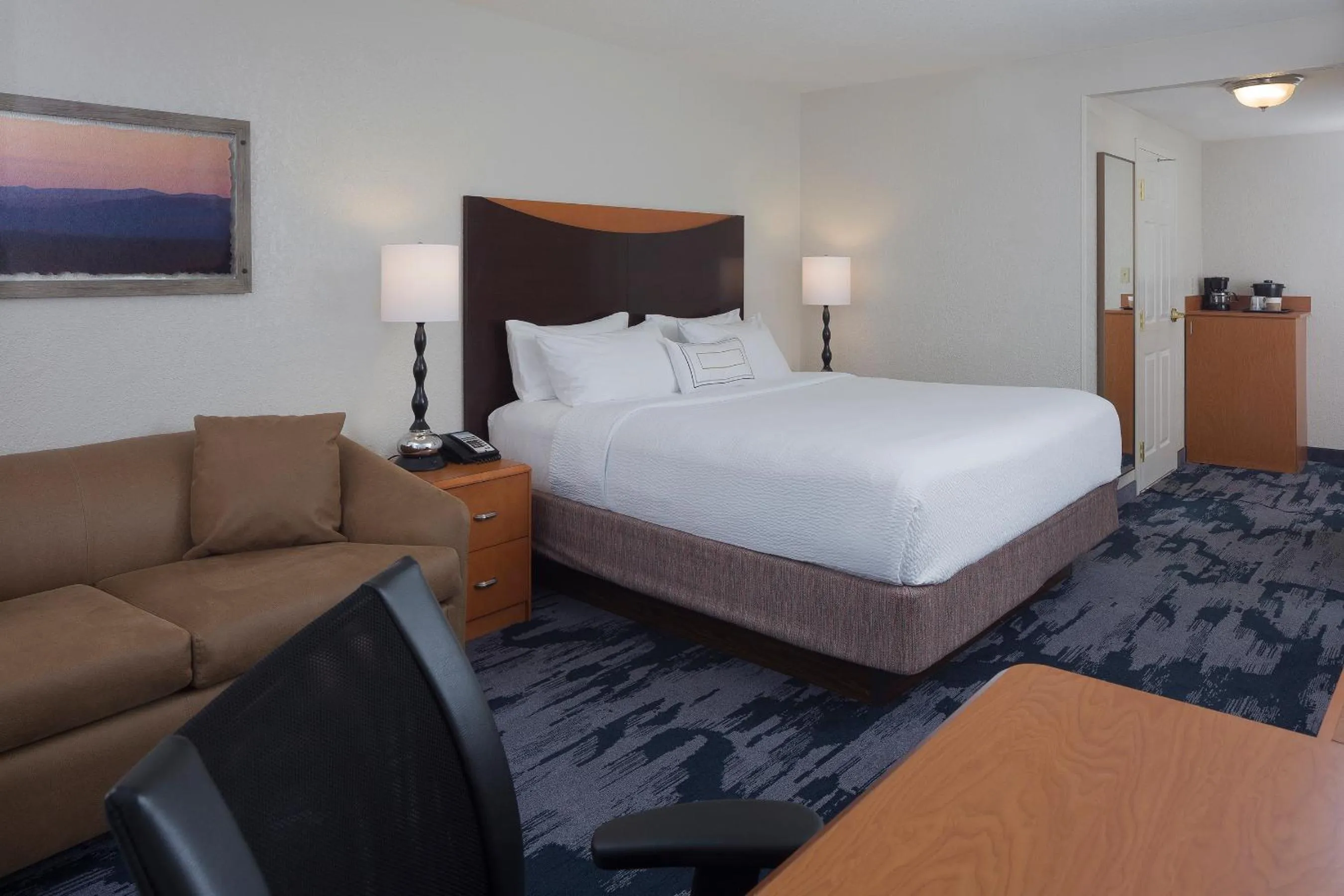 Bedroom, Bed in Fairfield Inn & Suites by Marriott Orlando Lake Buena Vista