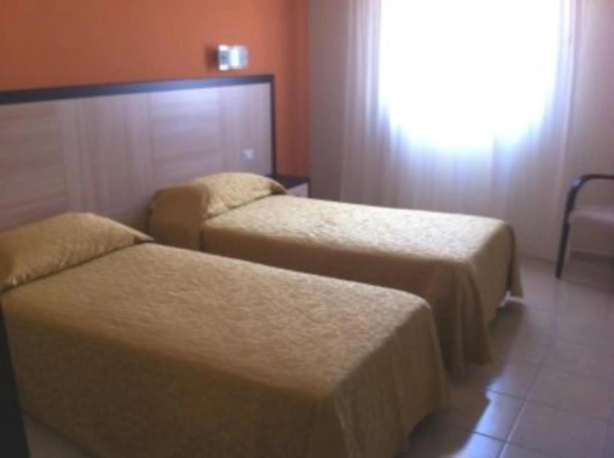 Decorative detail, Bed in Hotel Giardino