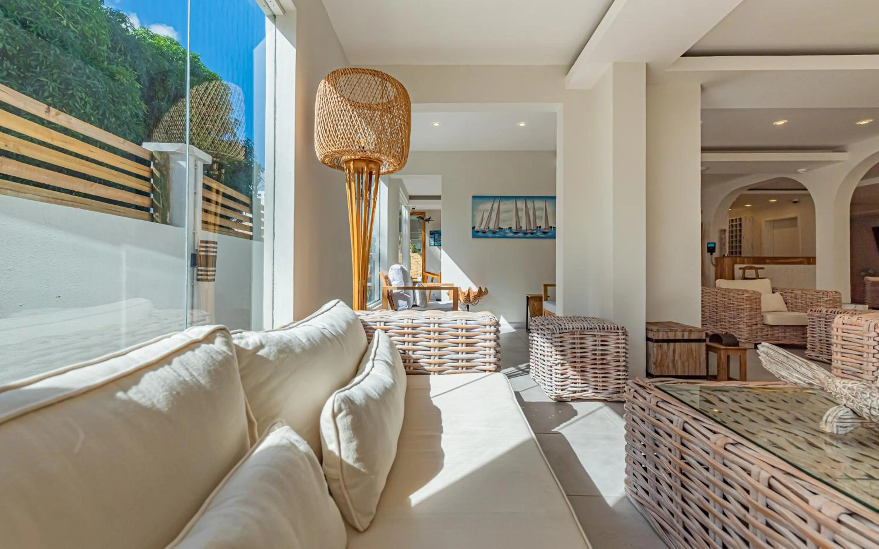 Seating area in Seastar Hotel