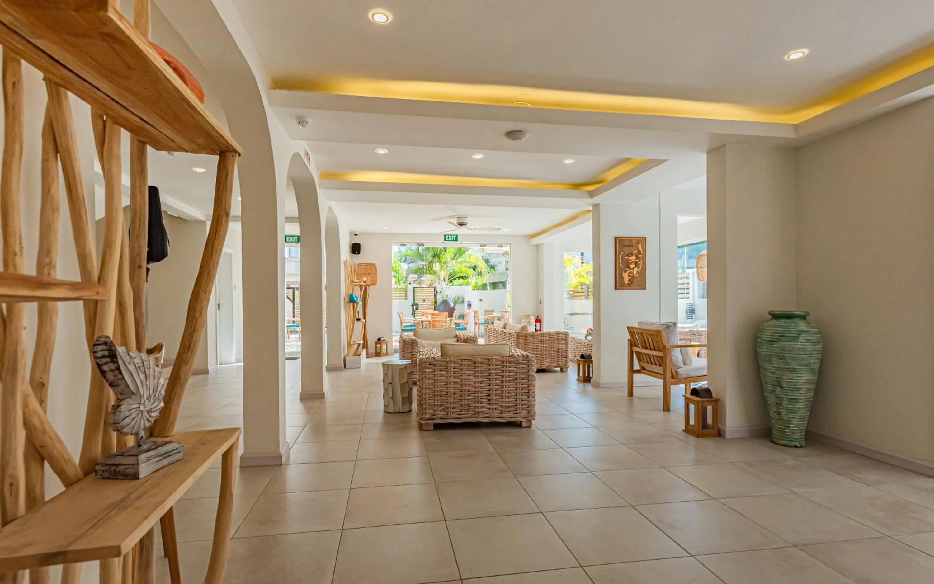 Seating area in Seastar Hotel