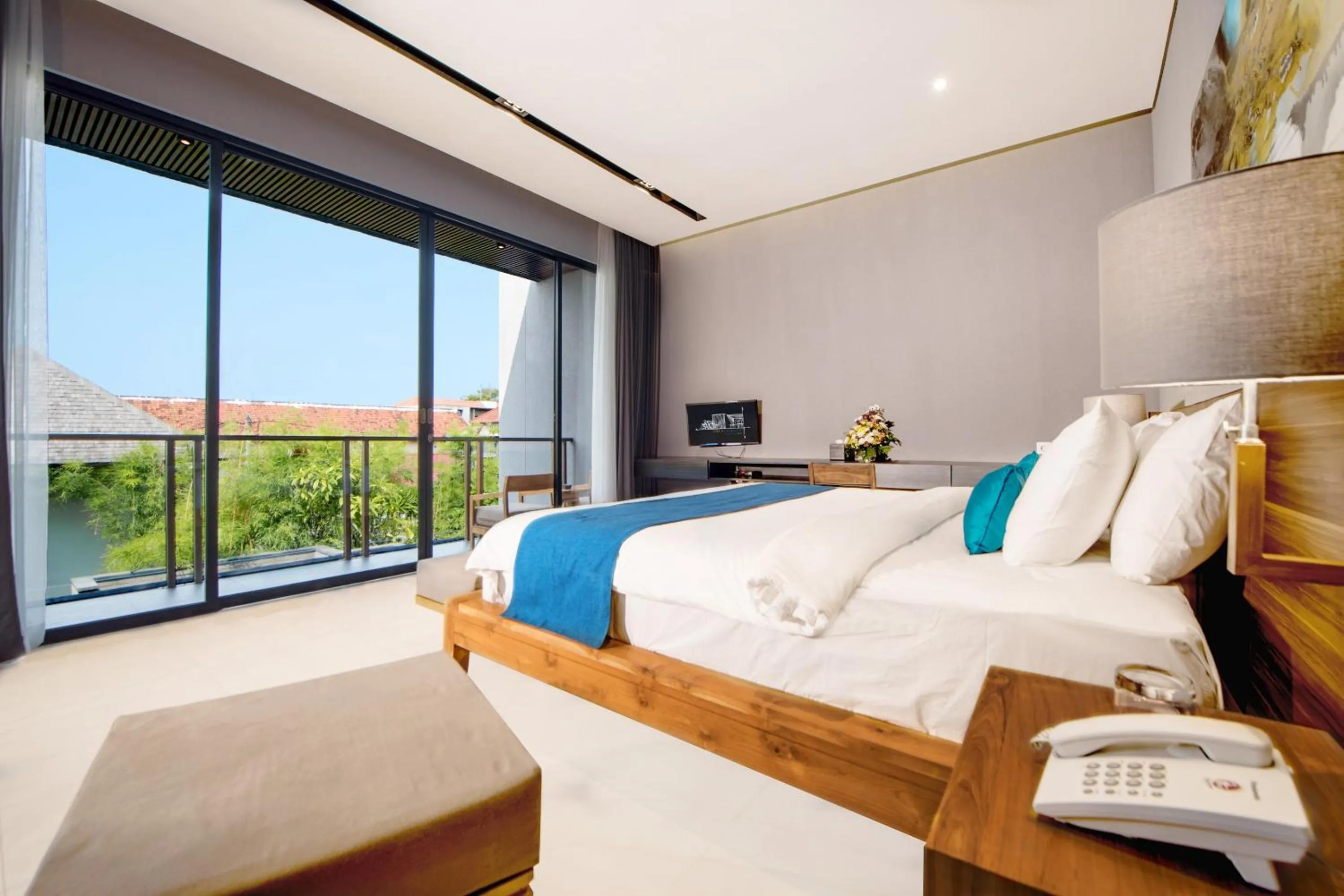 Bedroom, Bed in Villa DeDayuh Seminyak