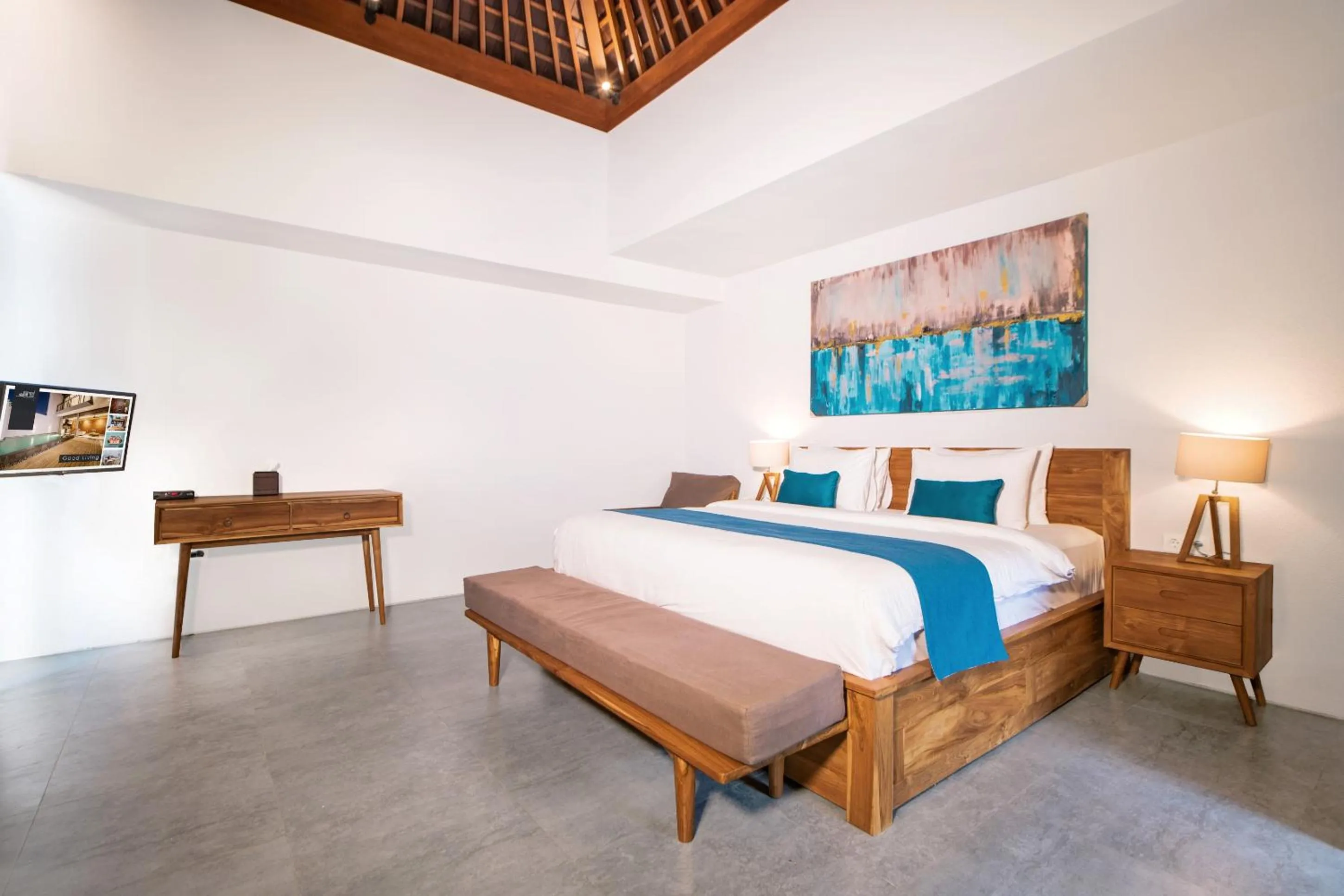 Bedroom, Bed in Villa DeDayuh Seminyak