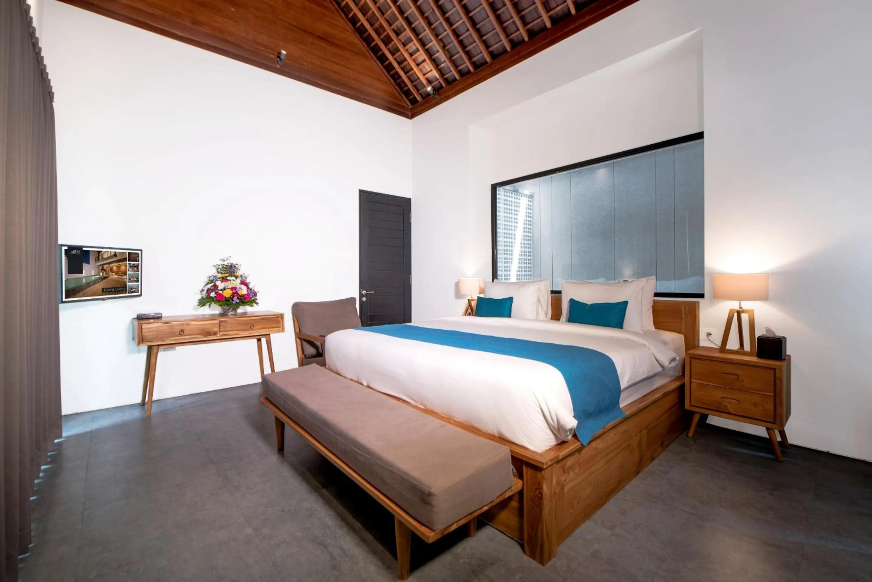 Bedroom, Bed in Villa DeDayuh Seminyak