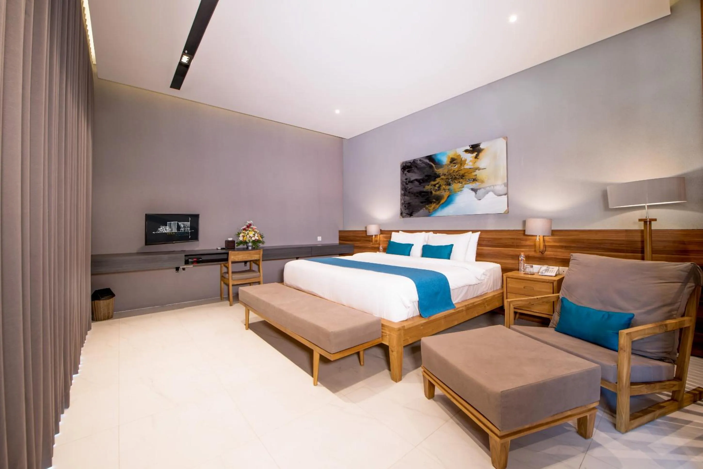 Bedroom, Bed in Villa DeDayuh Seminyak