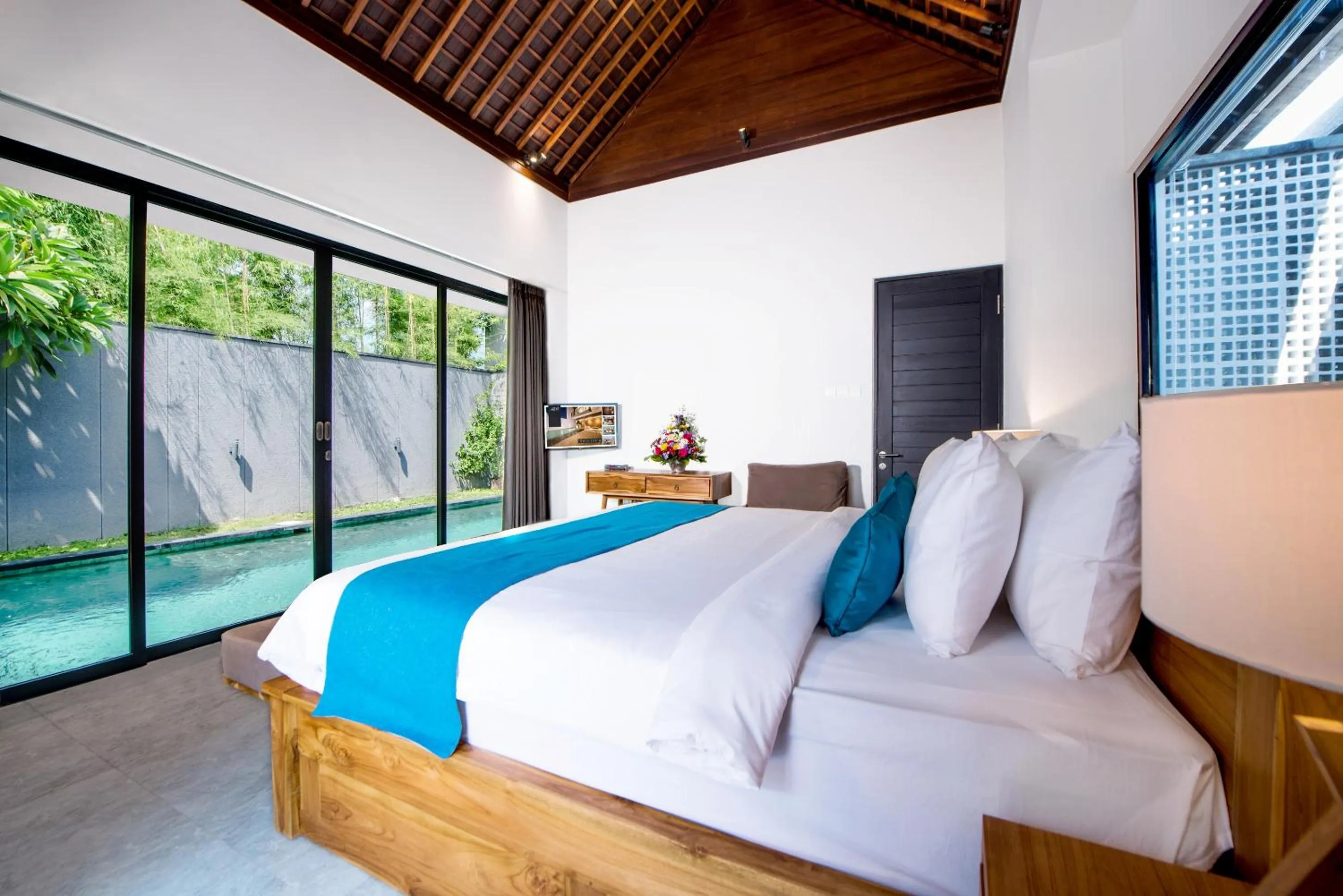 Bedroom, Bed in Villa DeDayuh Seminyak