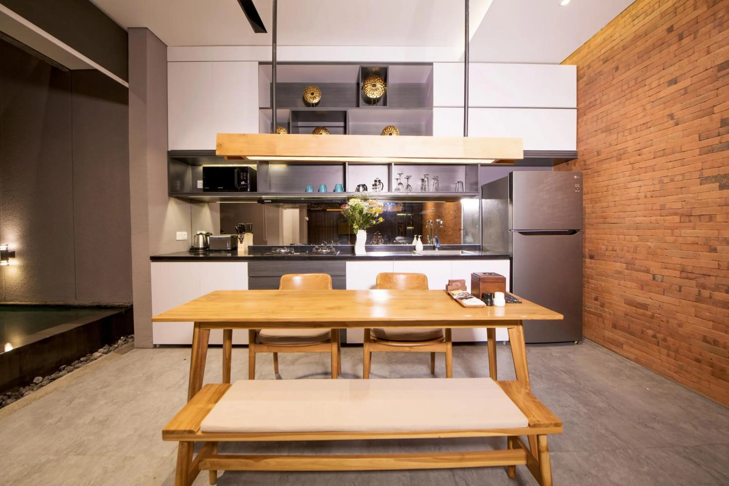 Dining area in Villa DeDayuh Seminyak