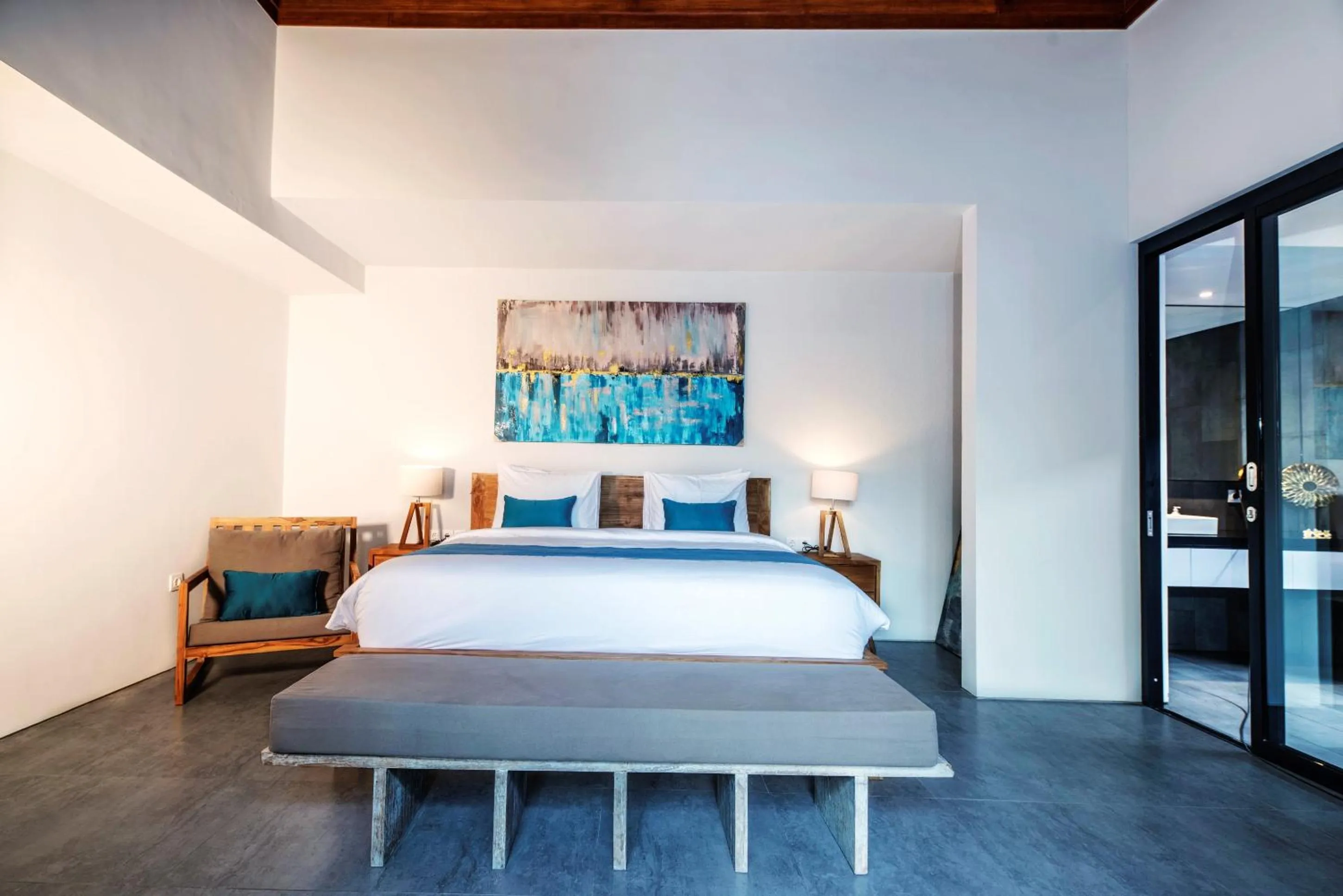 Bedroom, Bed in Villa DeDayuh Seminyak