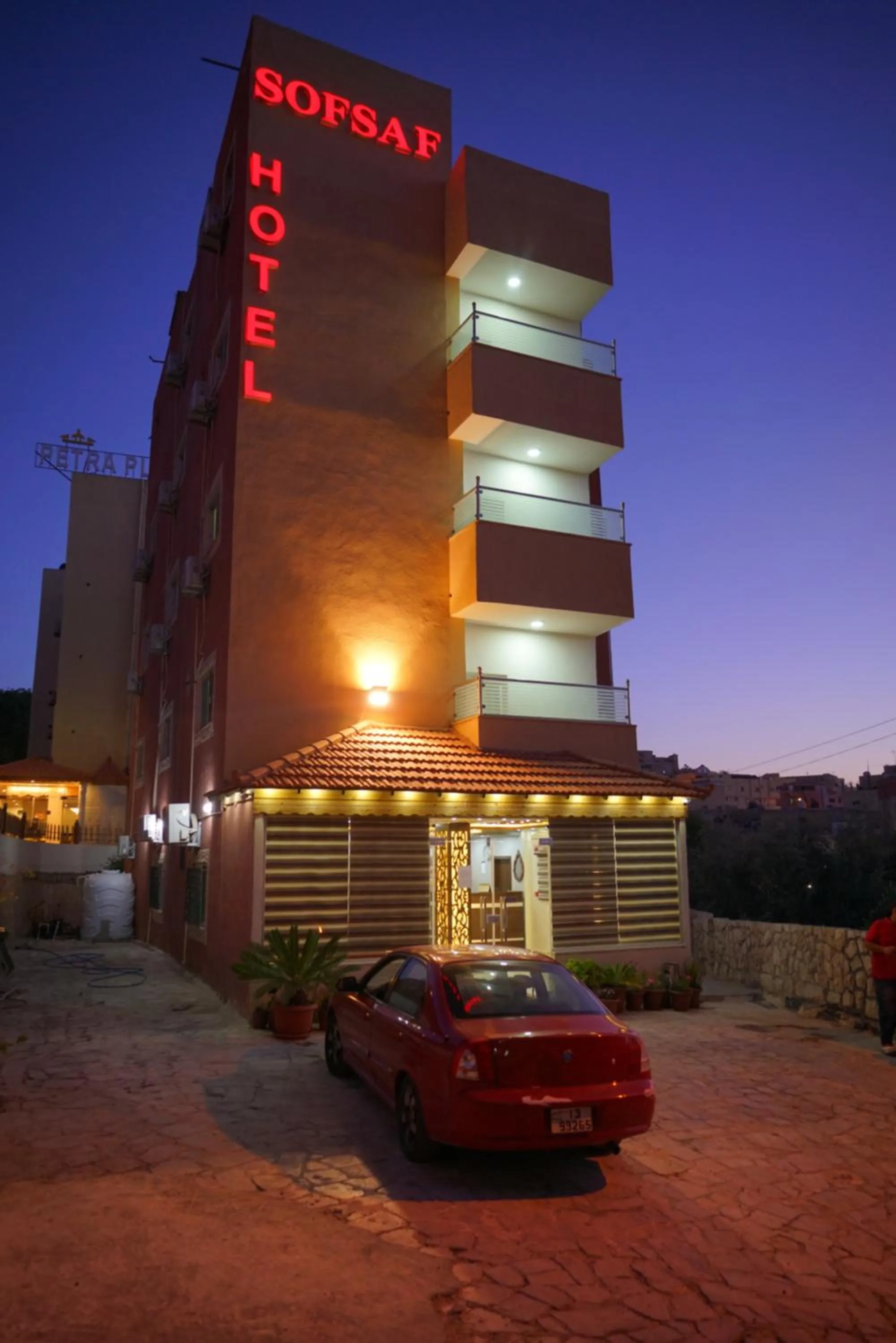 Property building in Petra Sofsaf Hotel