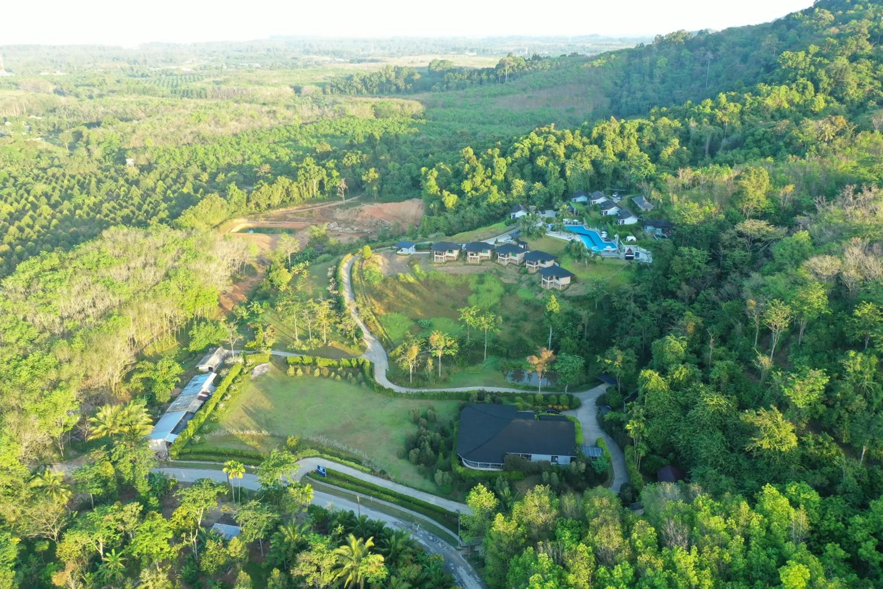 Bird's eye view in Khaolak Blue Sky Villa