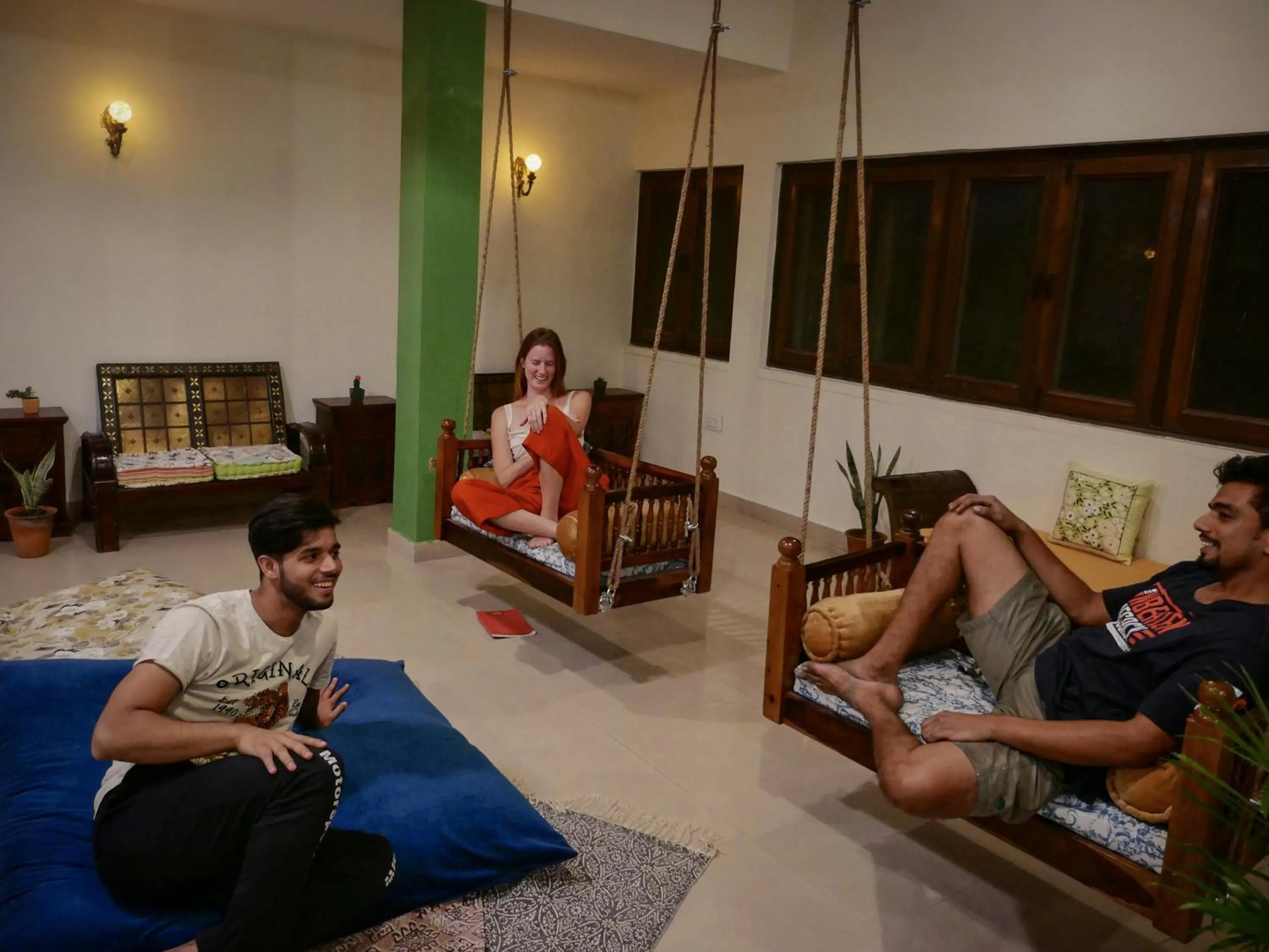 People in Horn Ok Please Hostel Jaipur