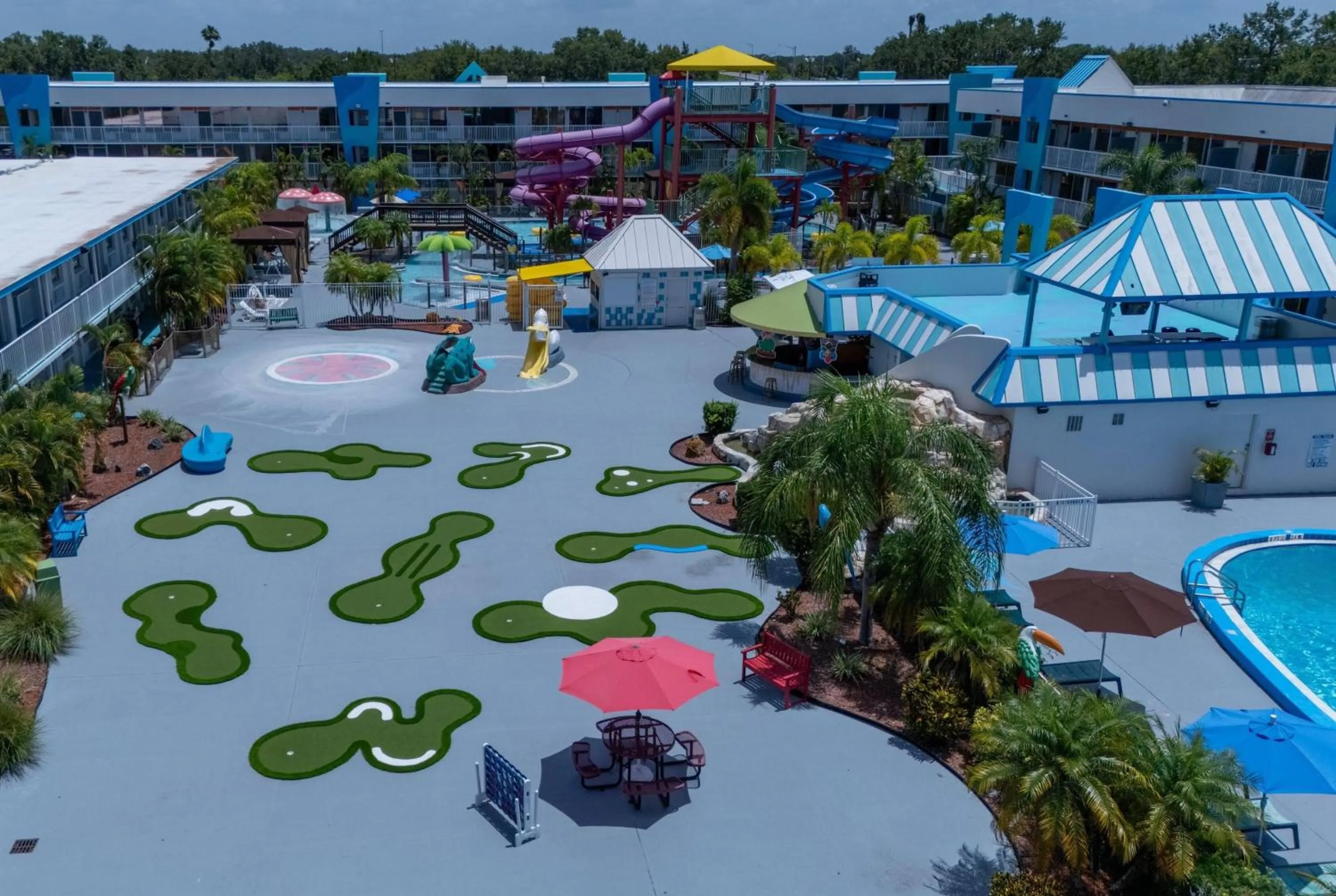 Aqua park in Ramada by Wyndham Flamingo Water Park