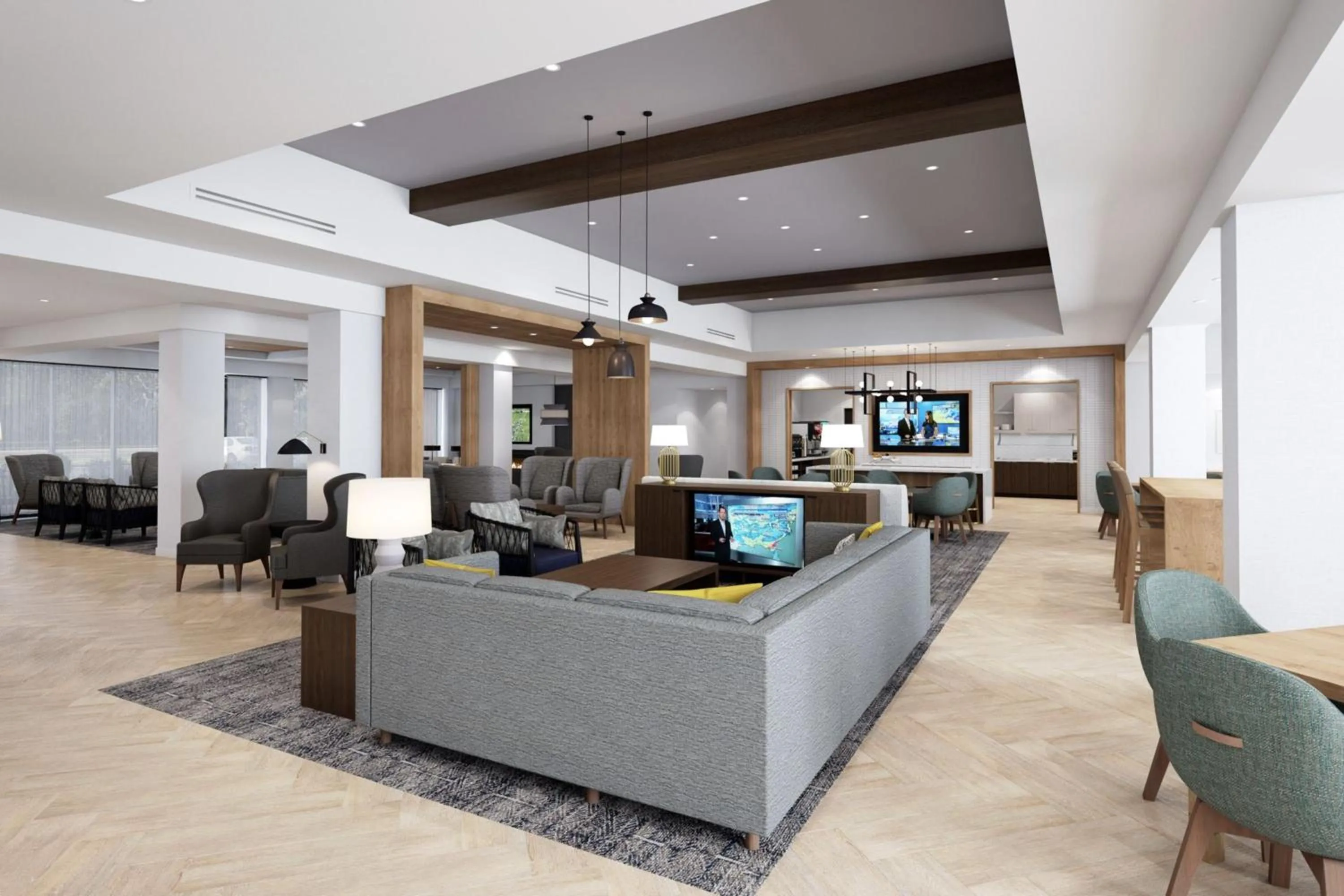 Property building in Staybridge Suites Dallas Market Ctr Love Field by IHG