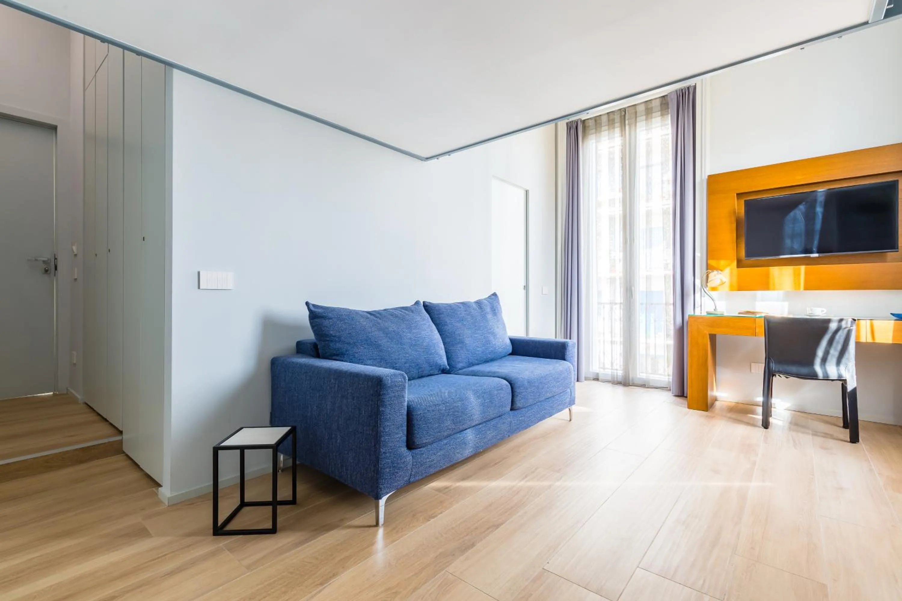 Living room, Bed in B&B Civico 33