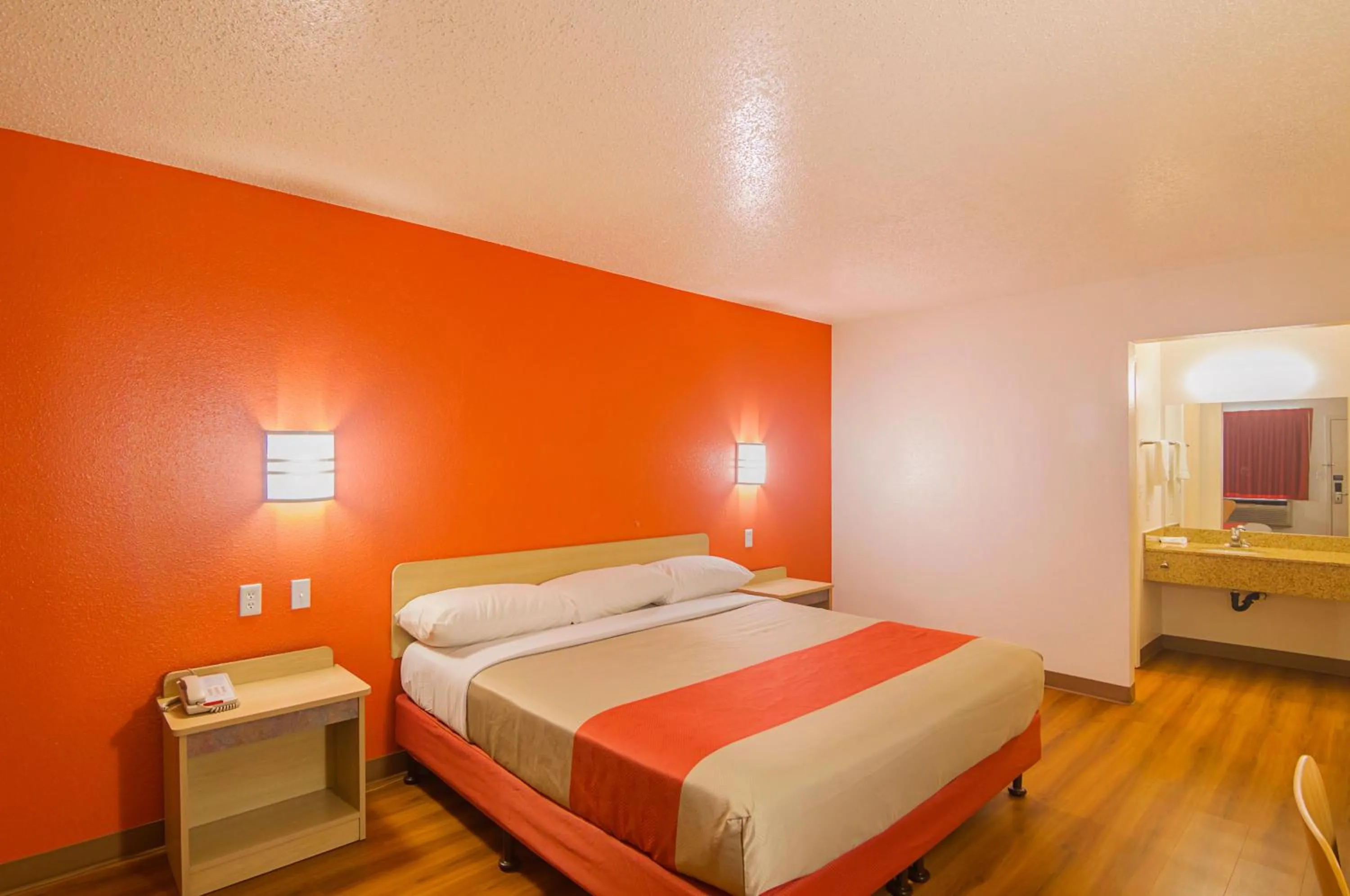 Bed in Motel 6-Indianapolis, IN - Airport