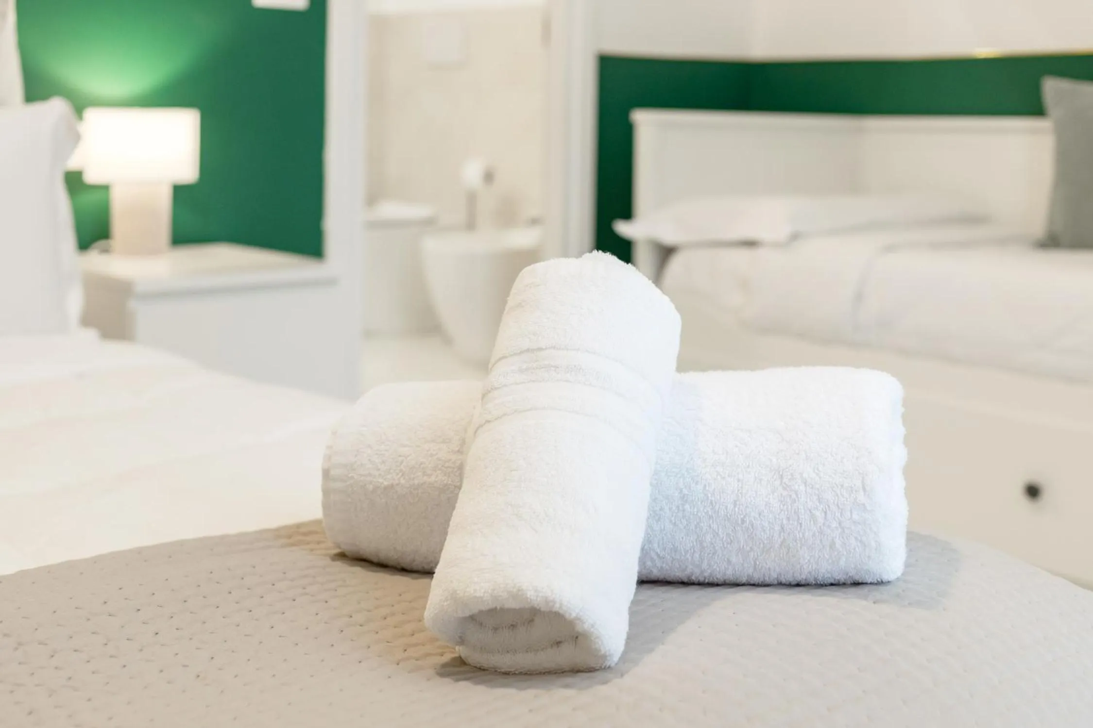 Bed in DrsRome - Roman's Ruins Colosseum