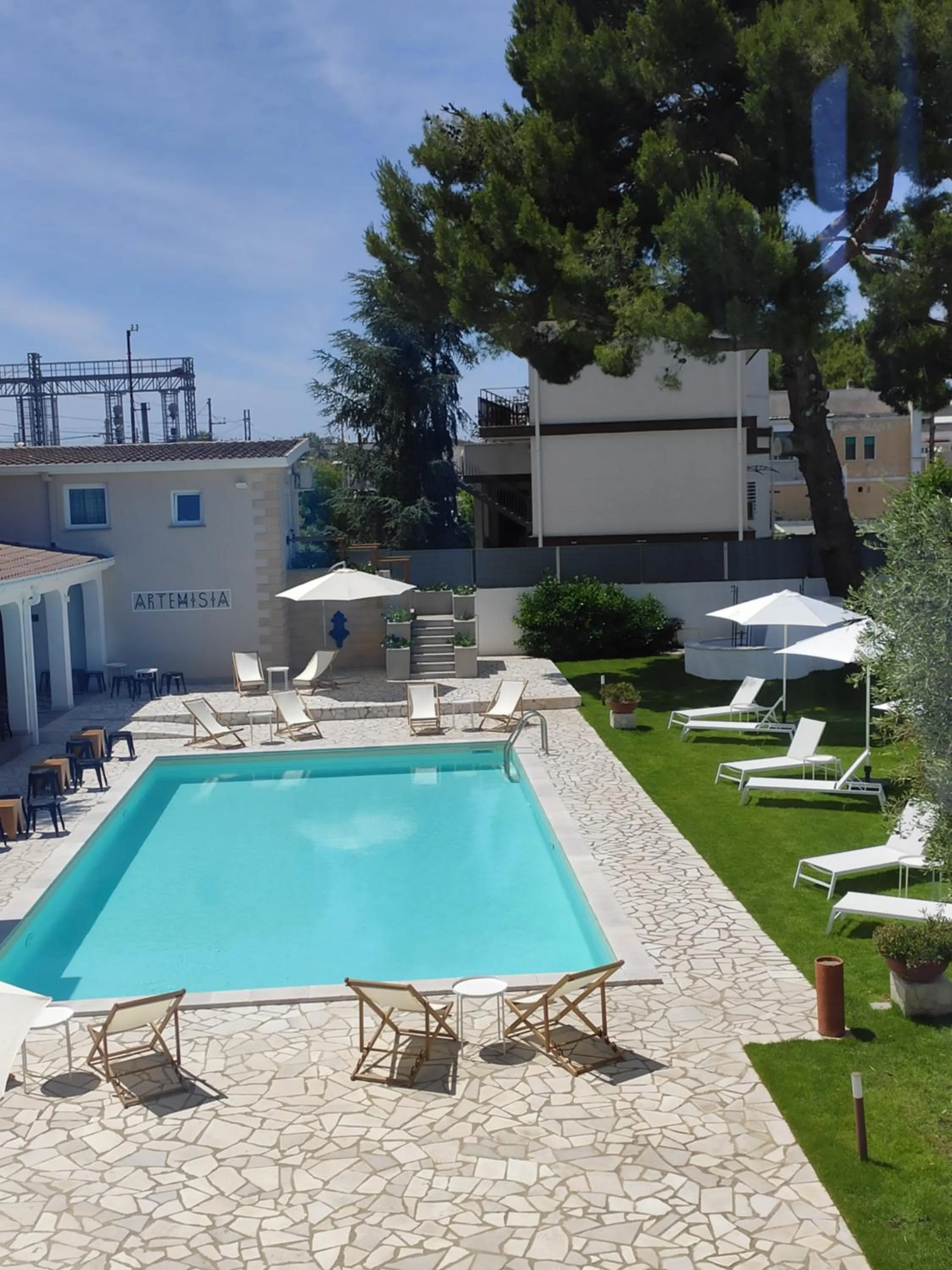 Swimming pool in Artemisia B&B