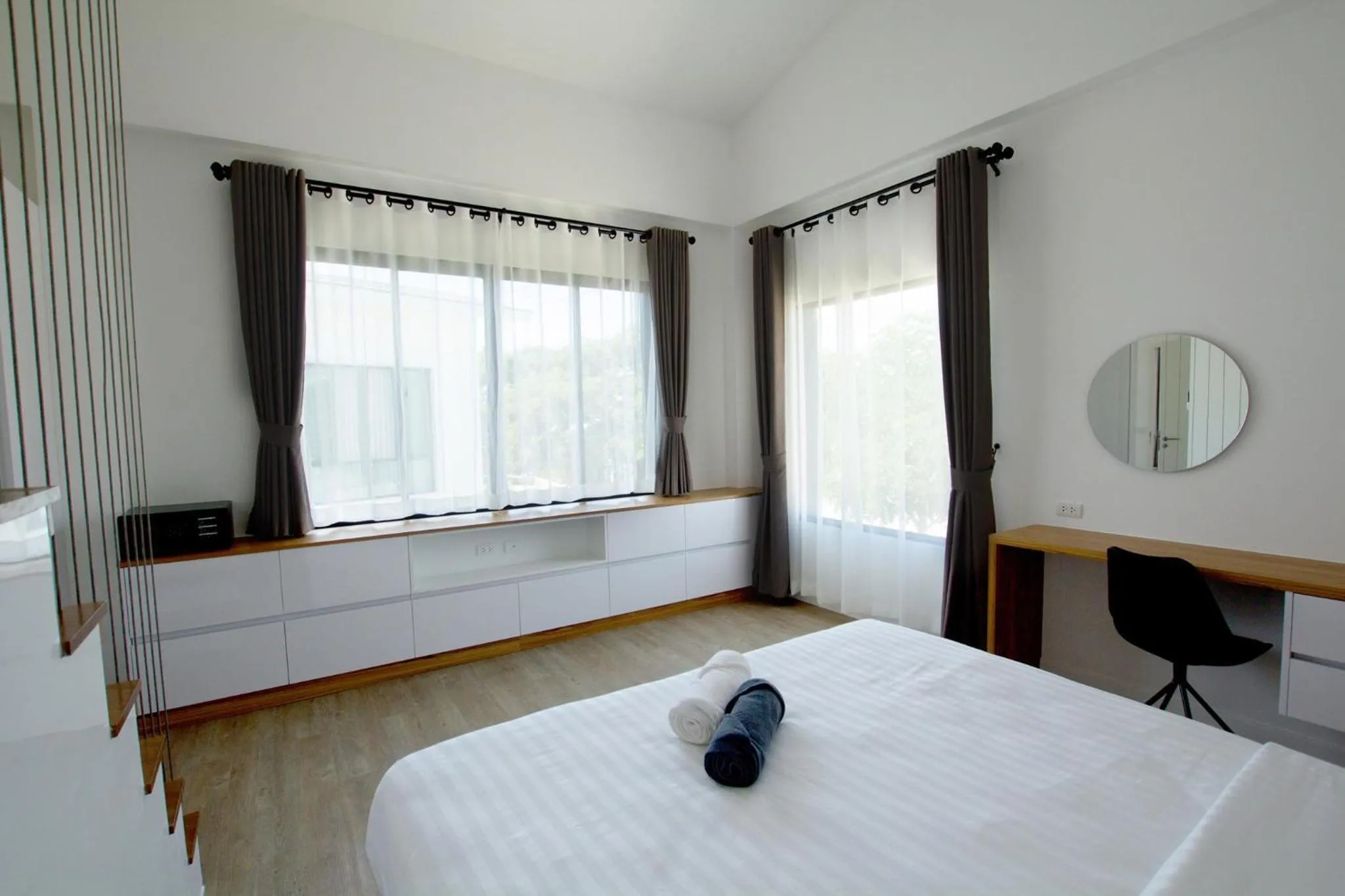 Bedroom, Bed in Happy Family Villa