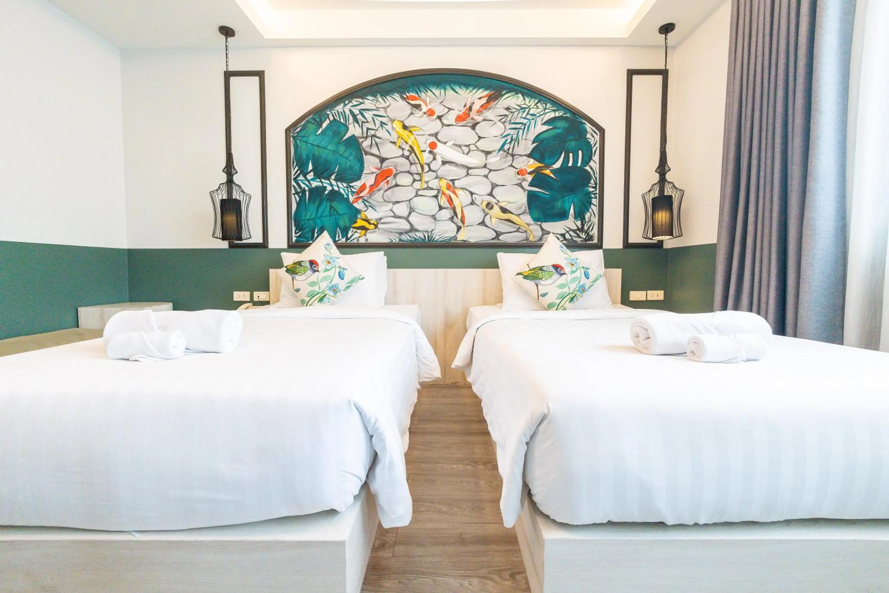 Bed in Peranakan House