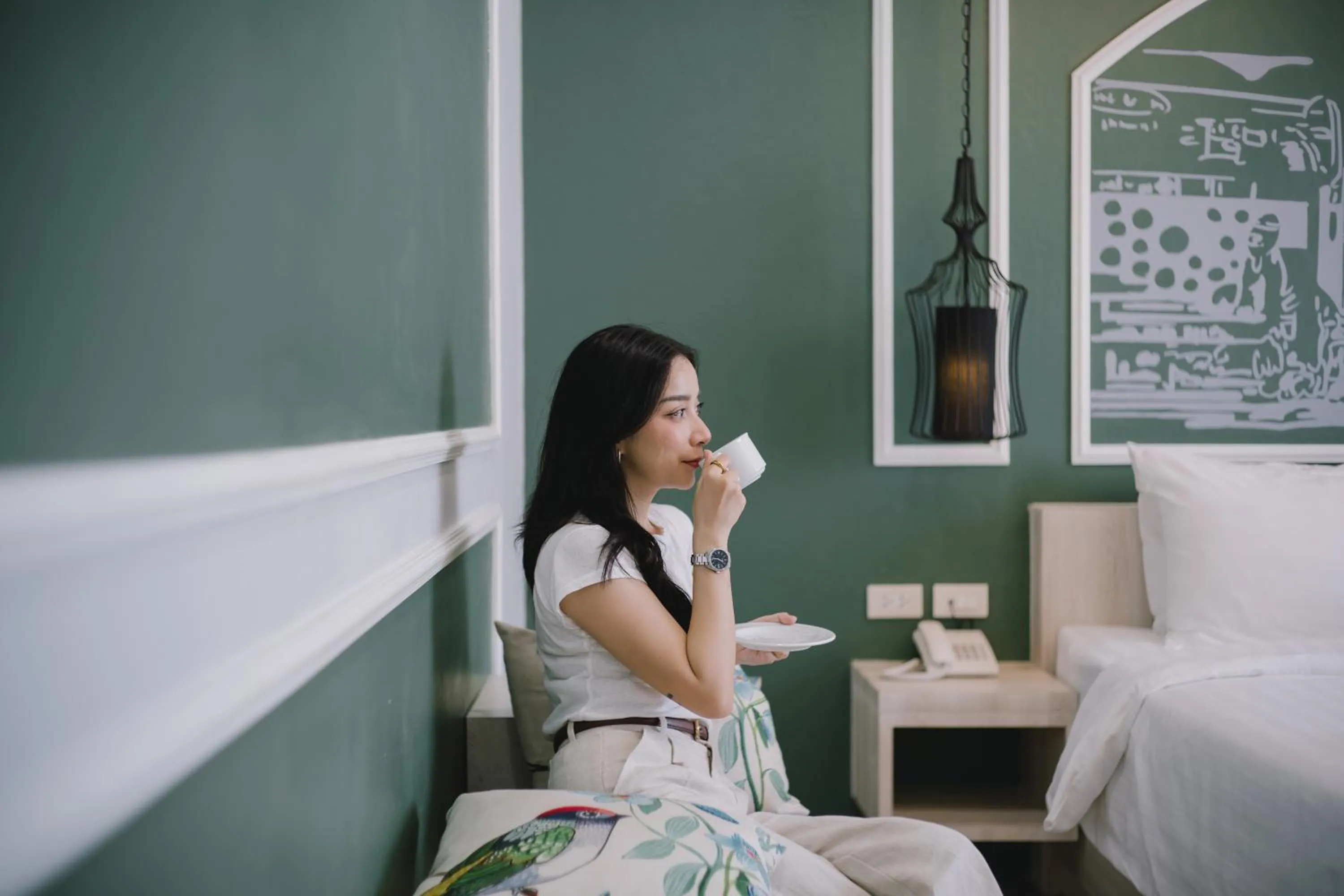 Bedroom, Bed in Peranakan House