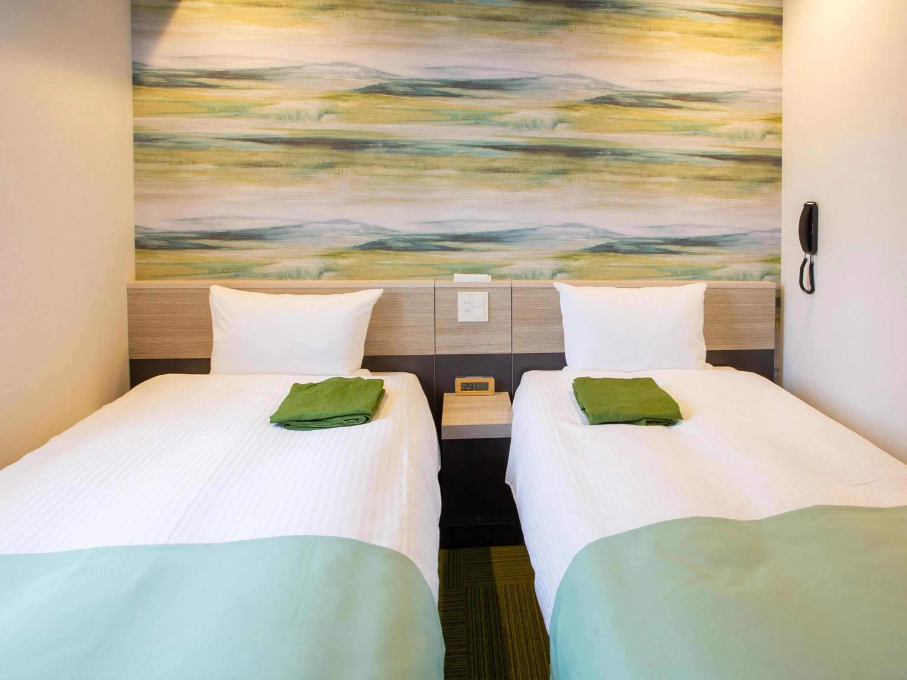 Bed in Kuretake Inn Ogaki Ekimae