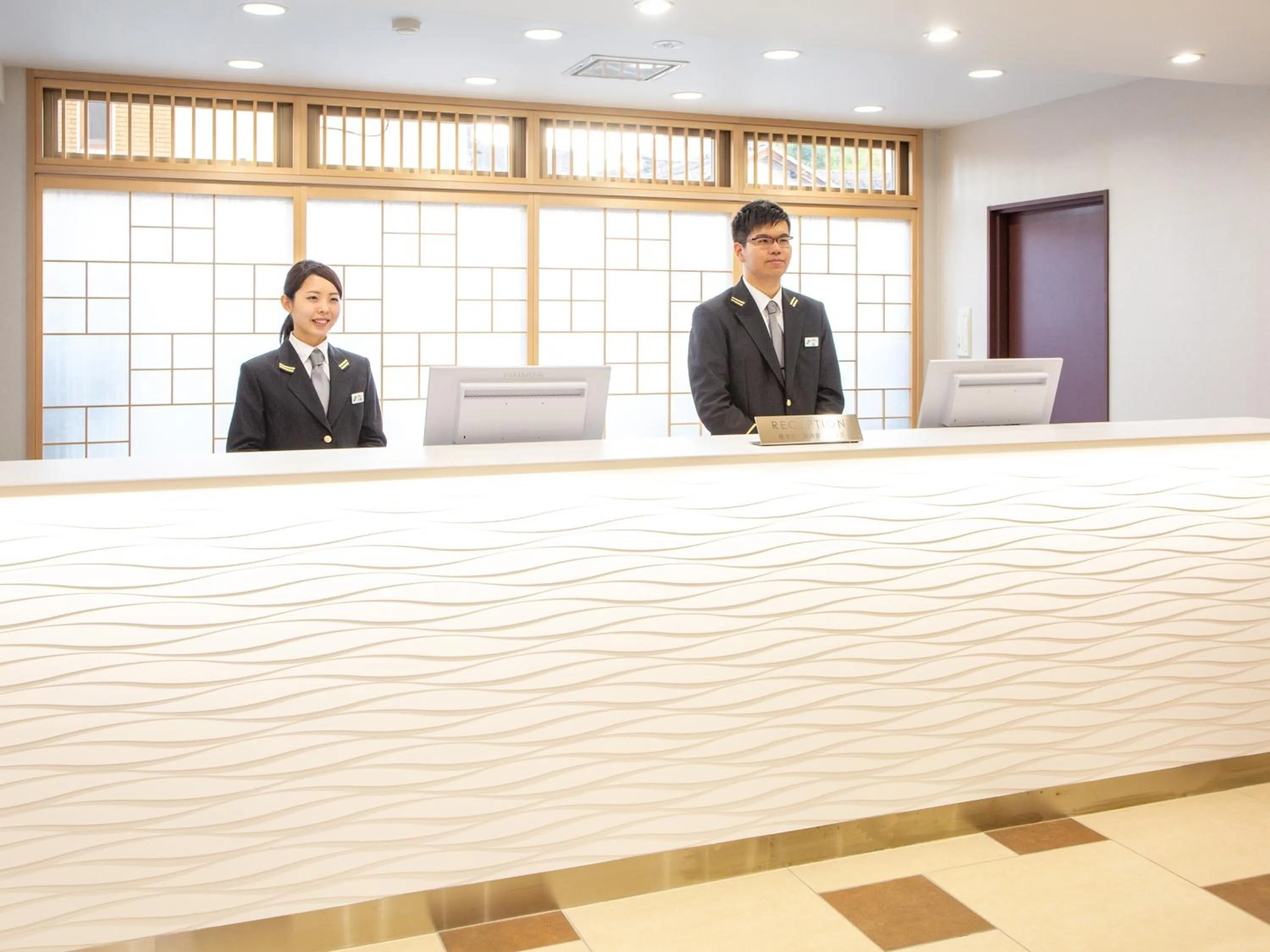 Lobby or reception in Kuretake Inn Ogaki Ekimae