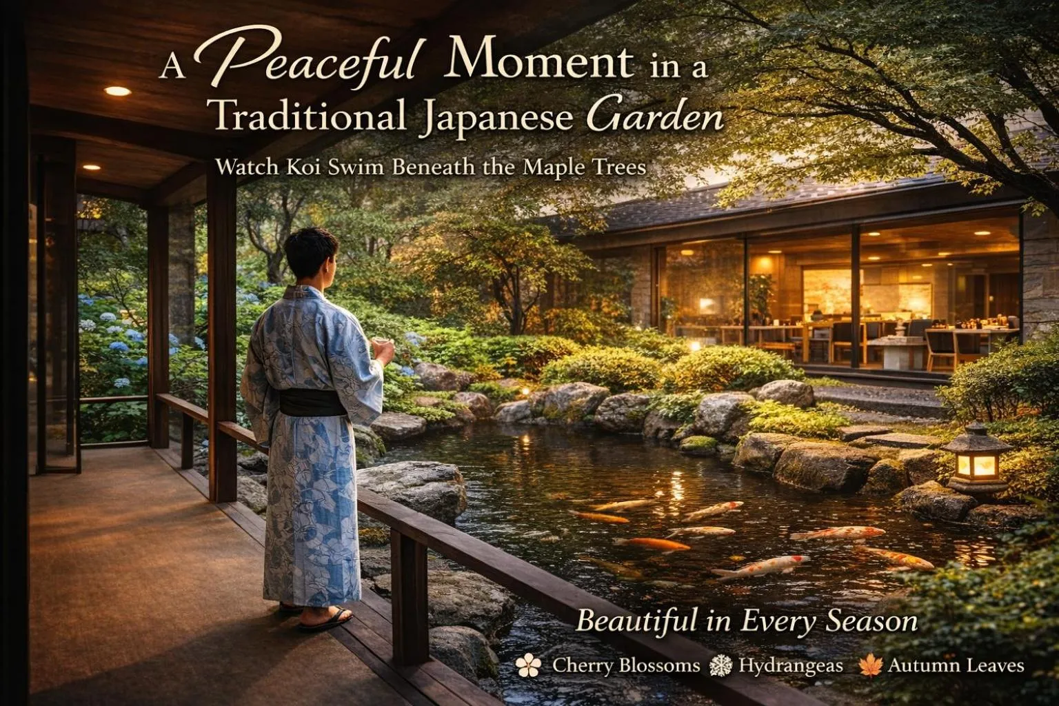 Garden view in Sakahijiri Nikko