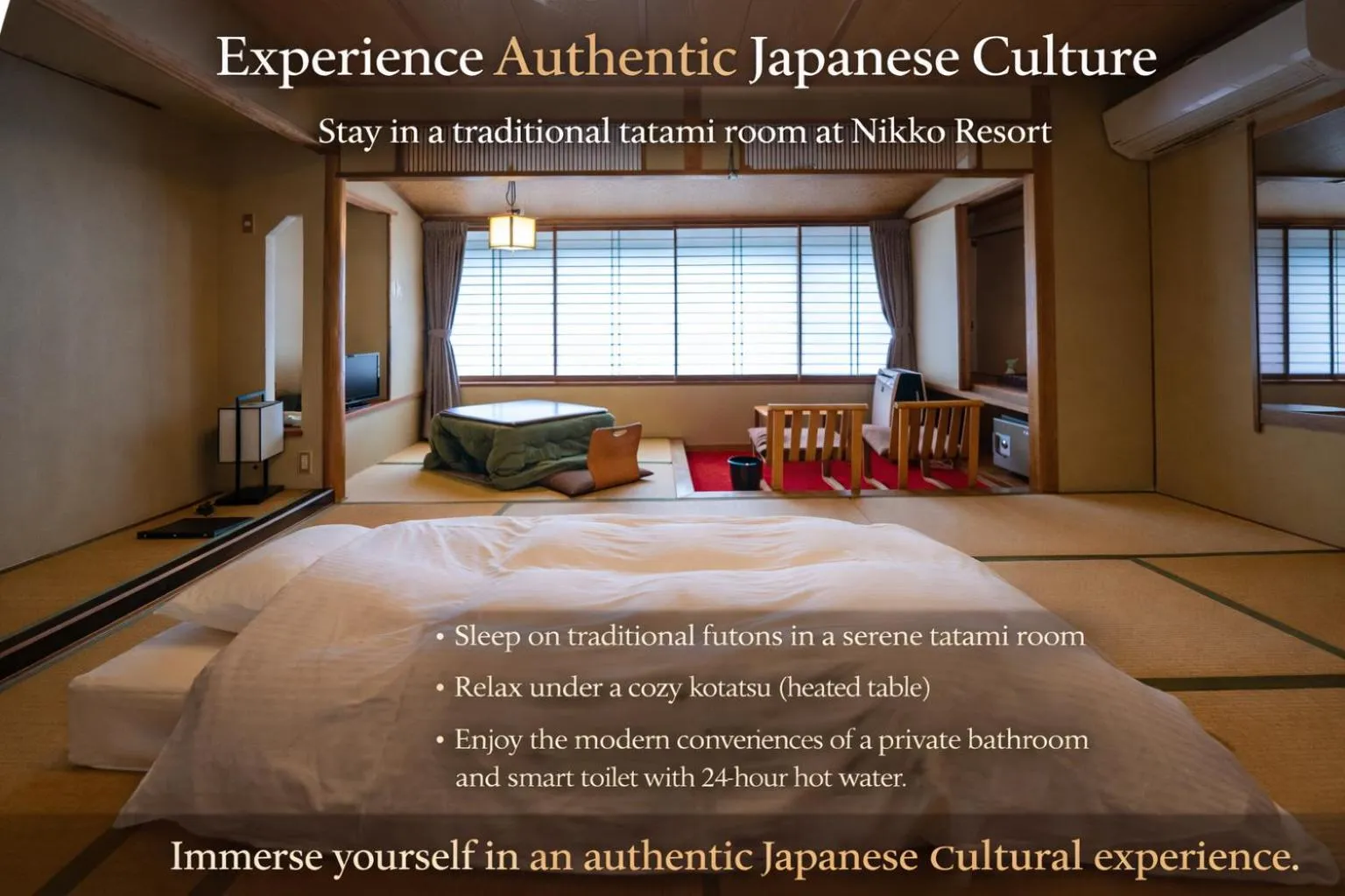 Photo of the whole room in Sakahijiri Nikko