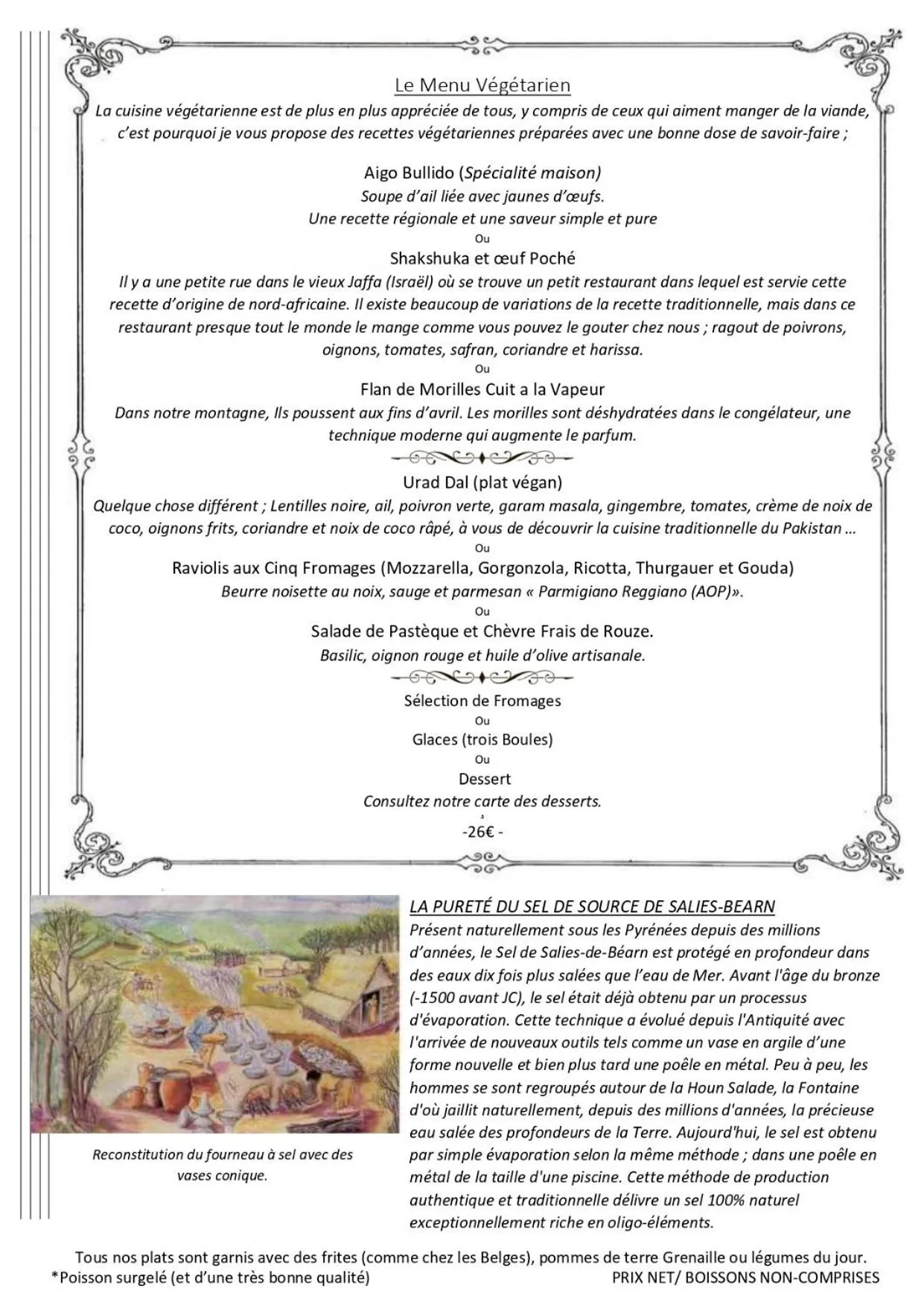 Dining area in Auberge des Deux Rivières