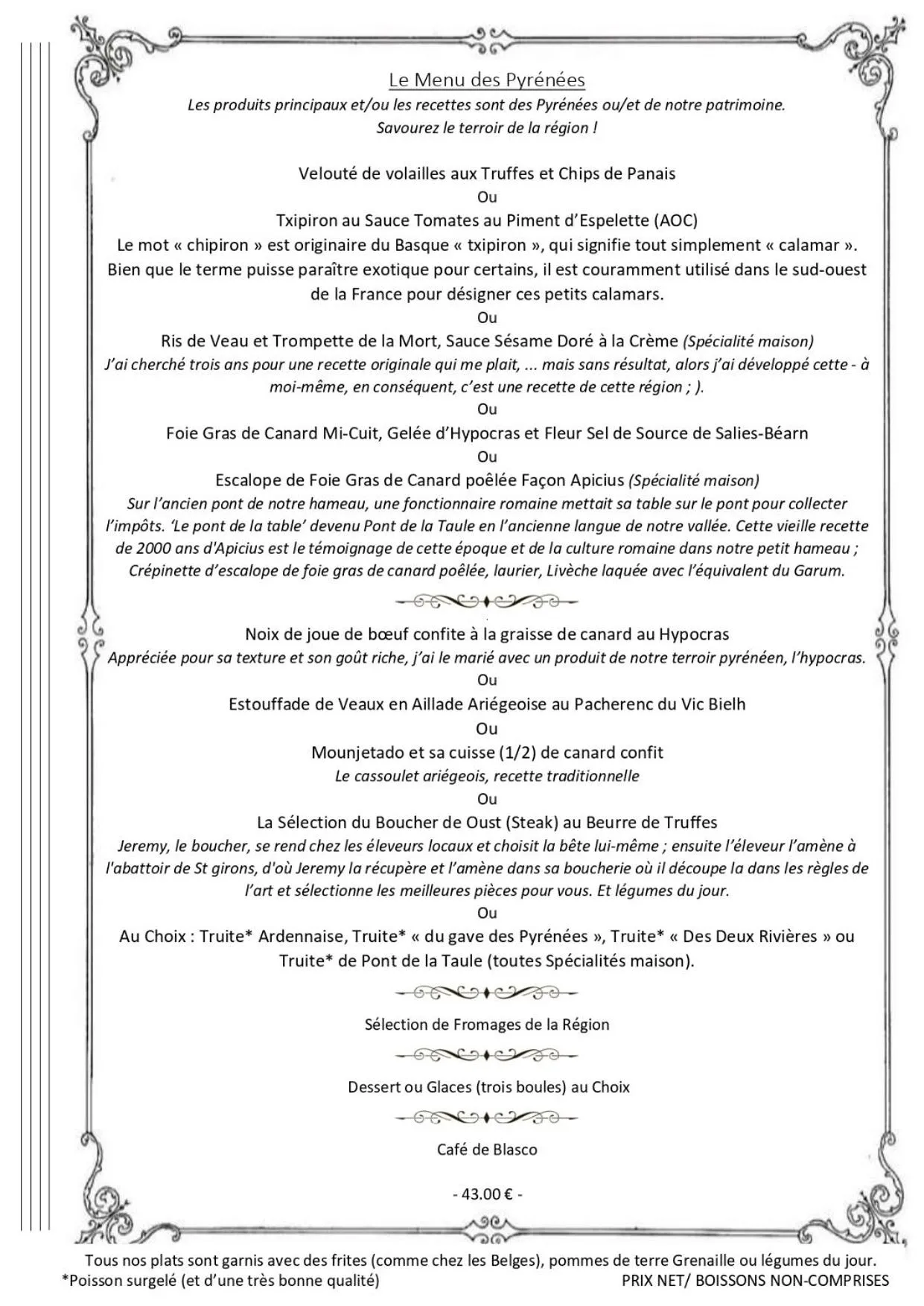 Dining area in Auberge Des Deux Rivières