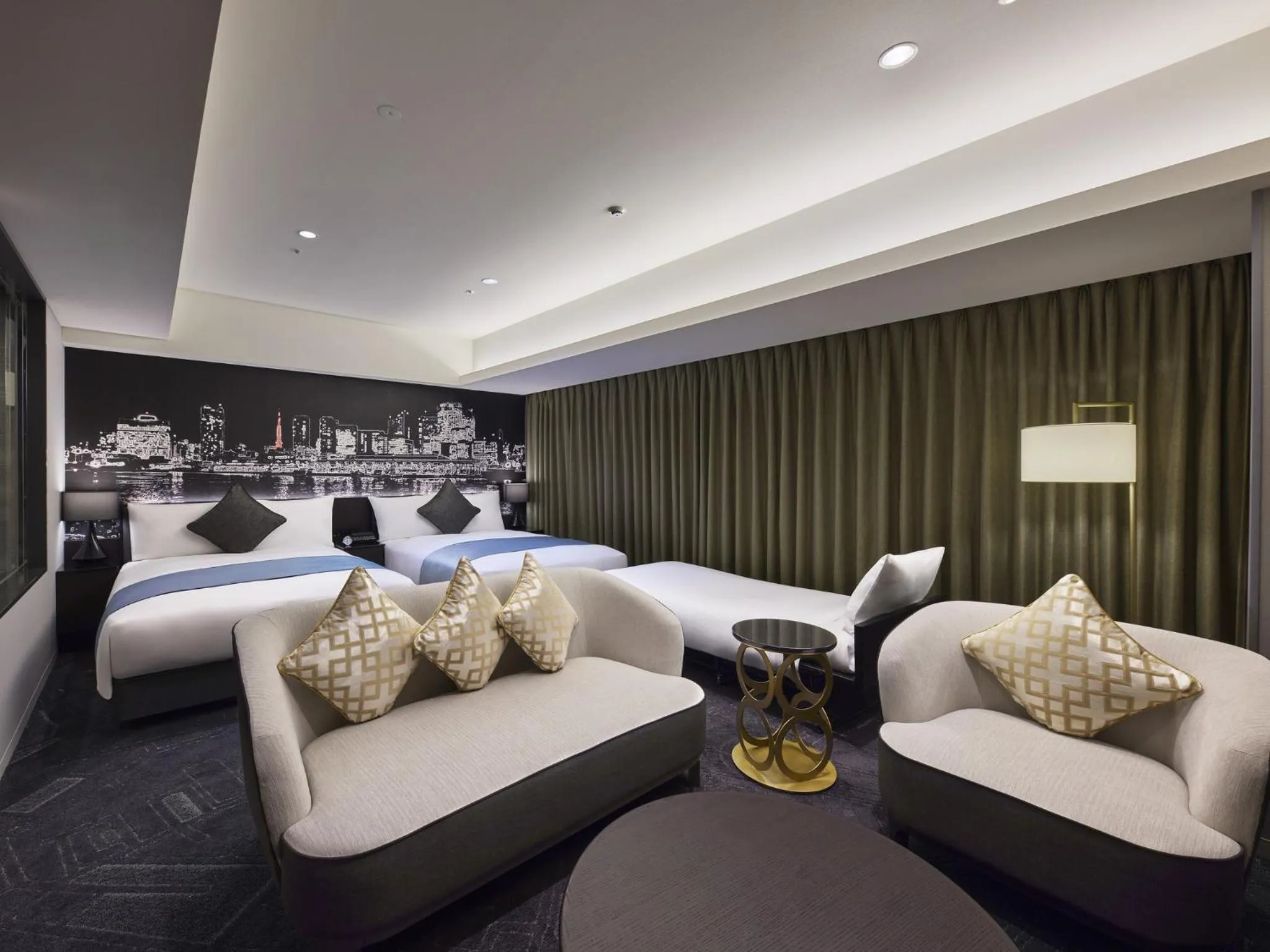 Bed in Villa Fontaine Premier Haneda Airport