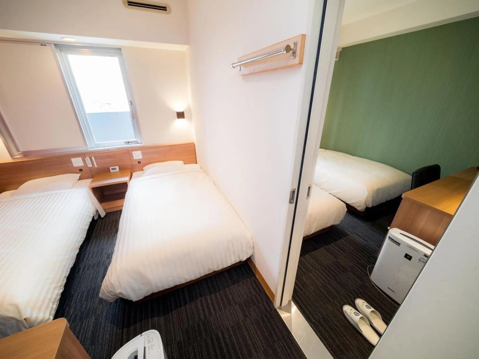 Bed in Super Hotel Nagoya Ekimae