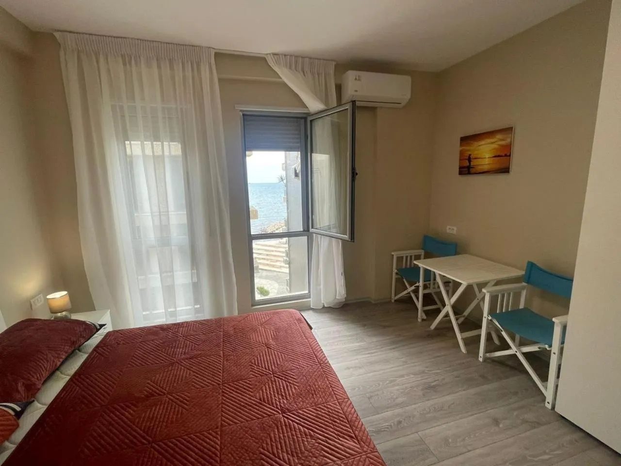 Bed in Hotel Nais Beach