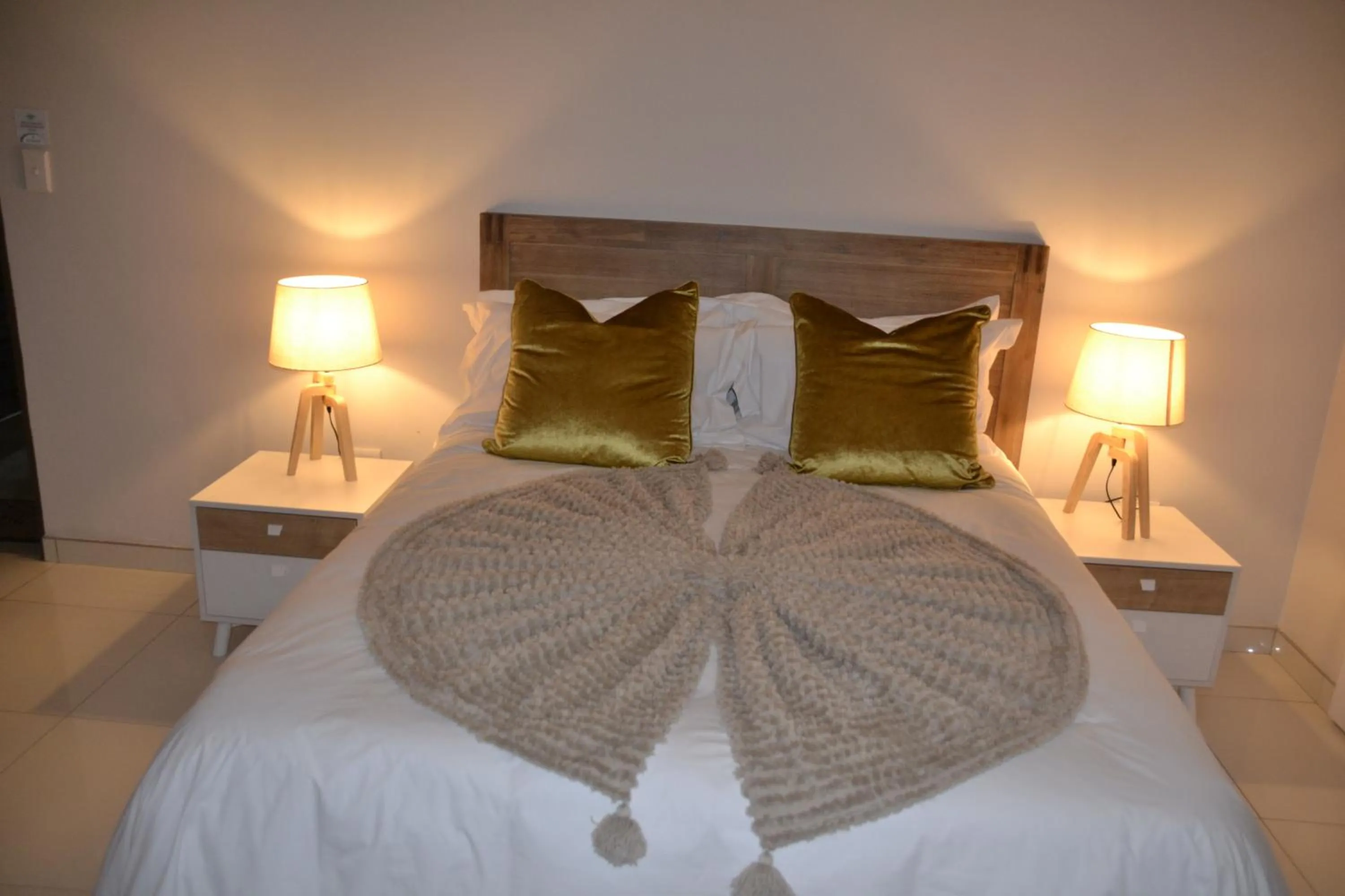 Bed in Prisatt Boutique Hotel