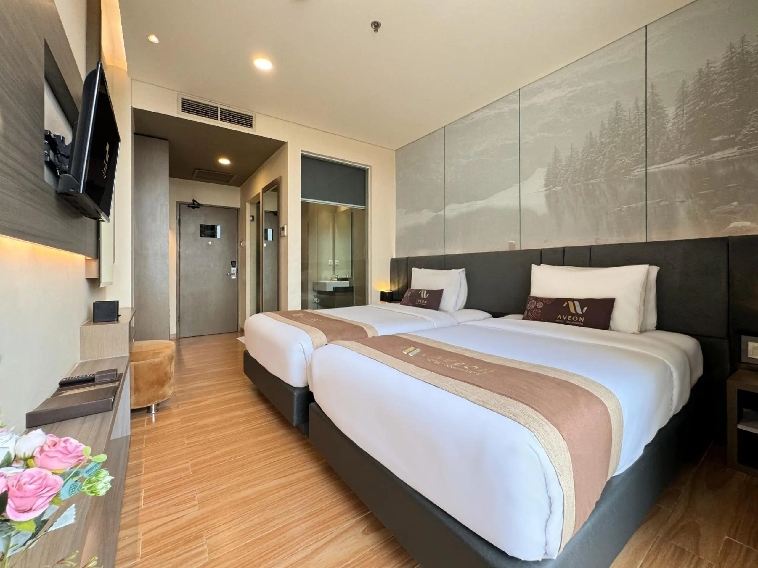 Bed in Aveon Hotel Yogyakarta by Daphna Management