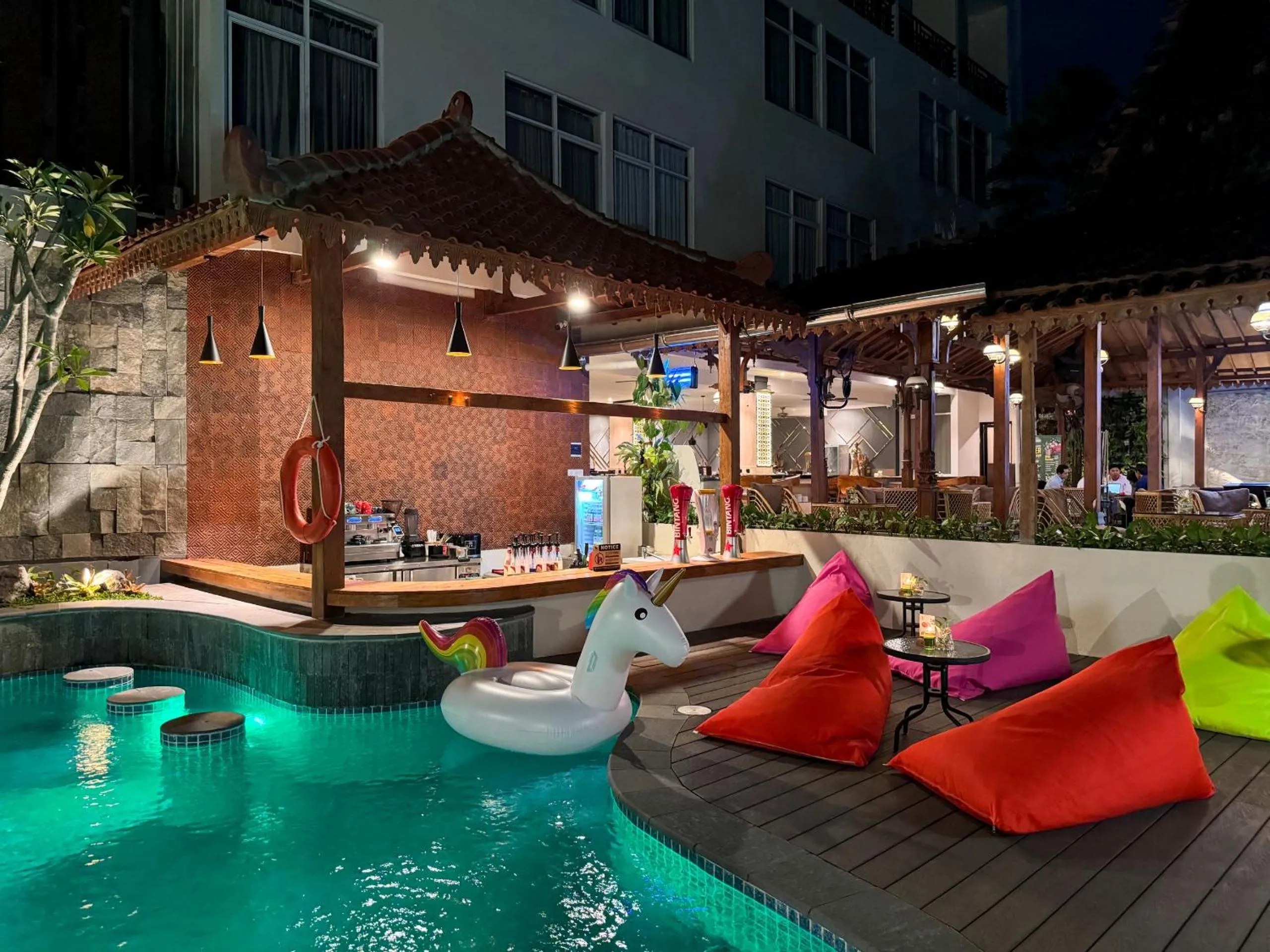 Swimming pool in Aveon Hotel Yogyakarta by Daphna Management