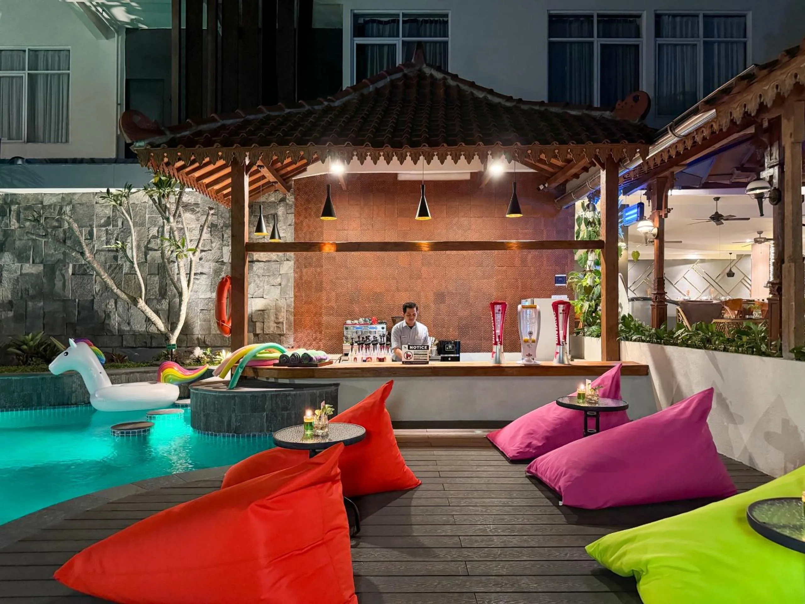 Swimming pool in Aveon Hotel Yogyakarta by Daphna Management