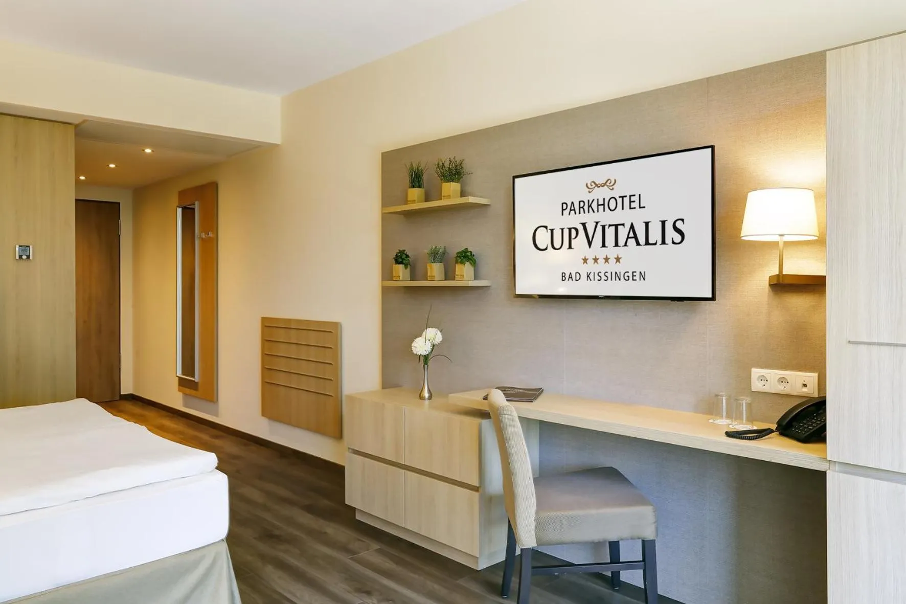 TV and multimedia, Bed in Parkhotel CUP VITALIS