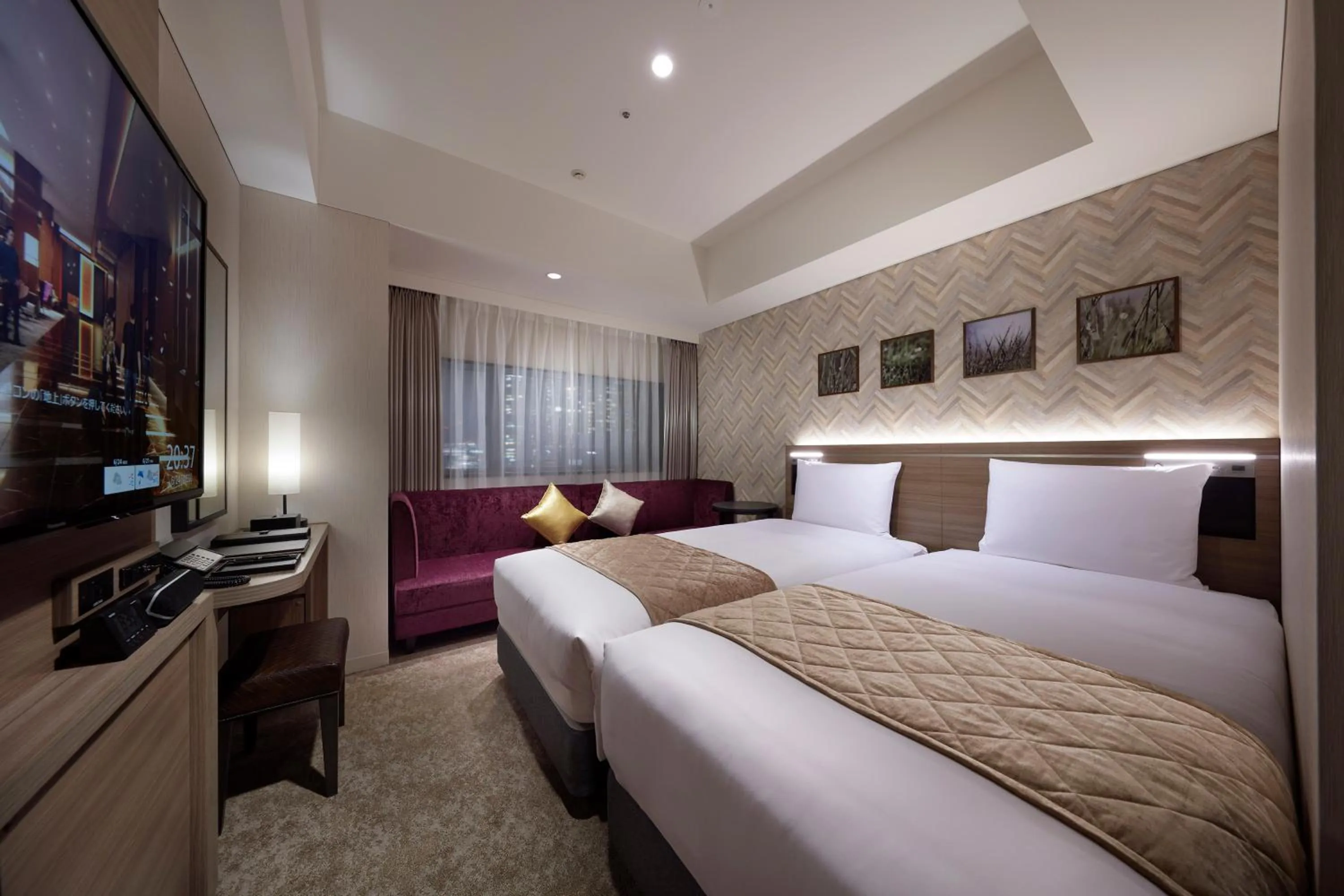 Bed in Villa Fontaine Grand Tokyo Ariake