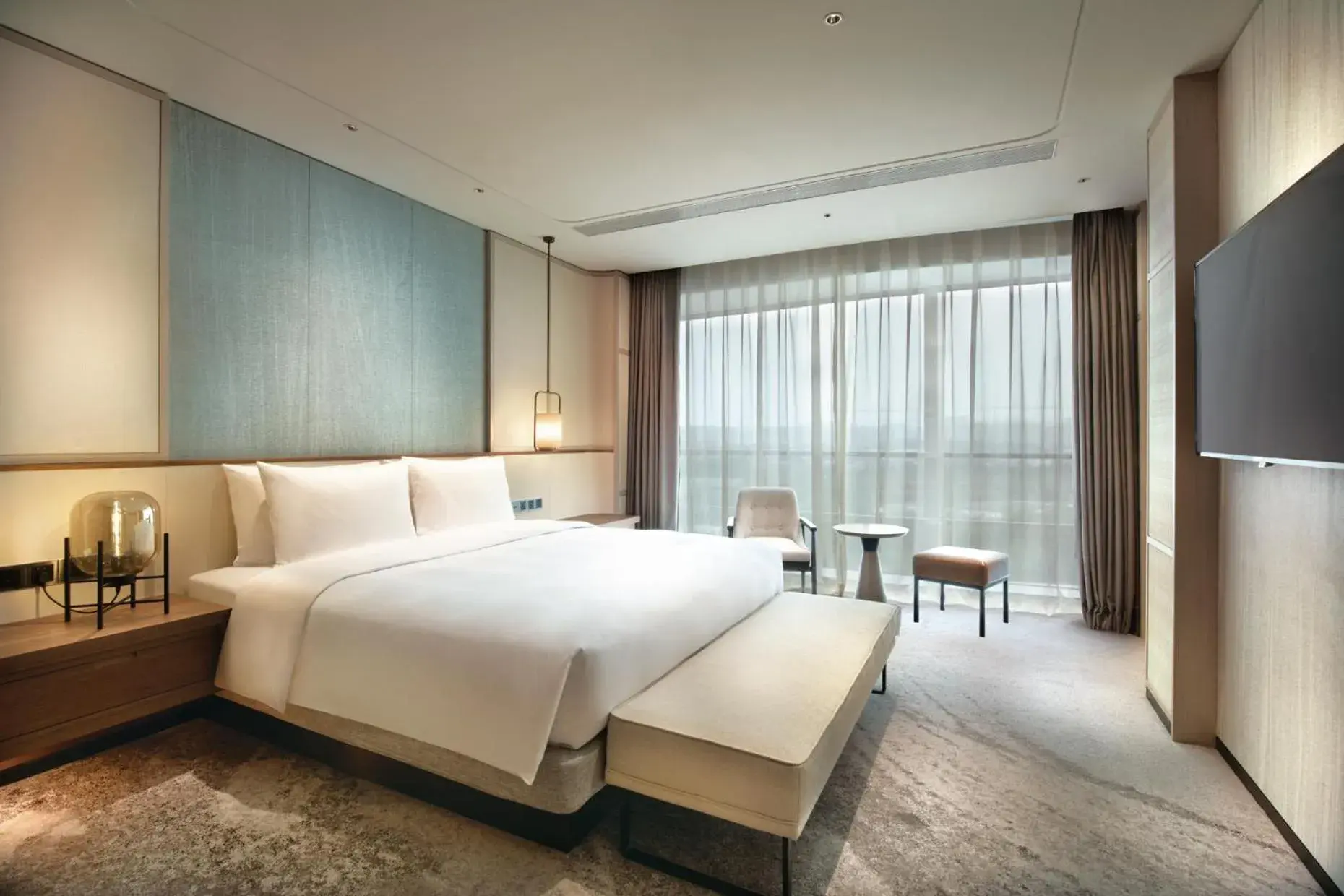 King Suite with Sofa Bed in Hyatt Place Taiyuan Longcheng King Suite with Sofa Bed in Hyatt Place Taiyuan Longcheng