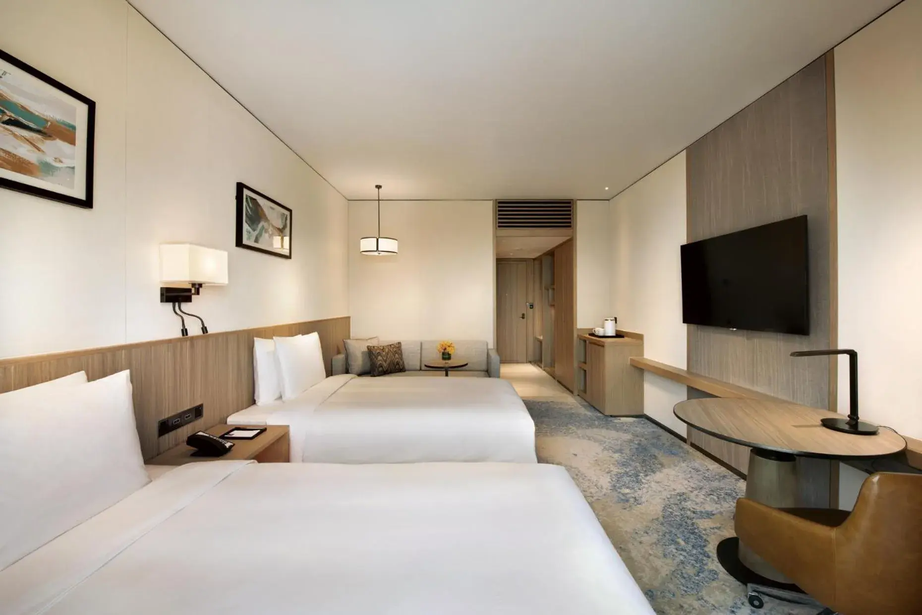 Twin Room with Sofa Bed in Hyatt Place Taiyuan Longcheng Twin Room with Sofa Bed in Hyatt Place Taiyuan Longcheng