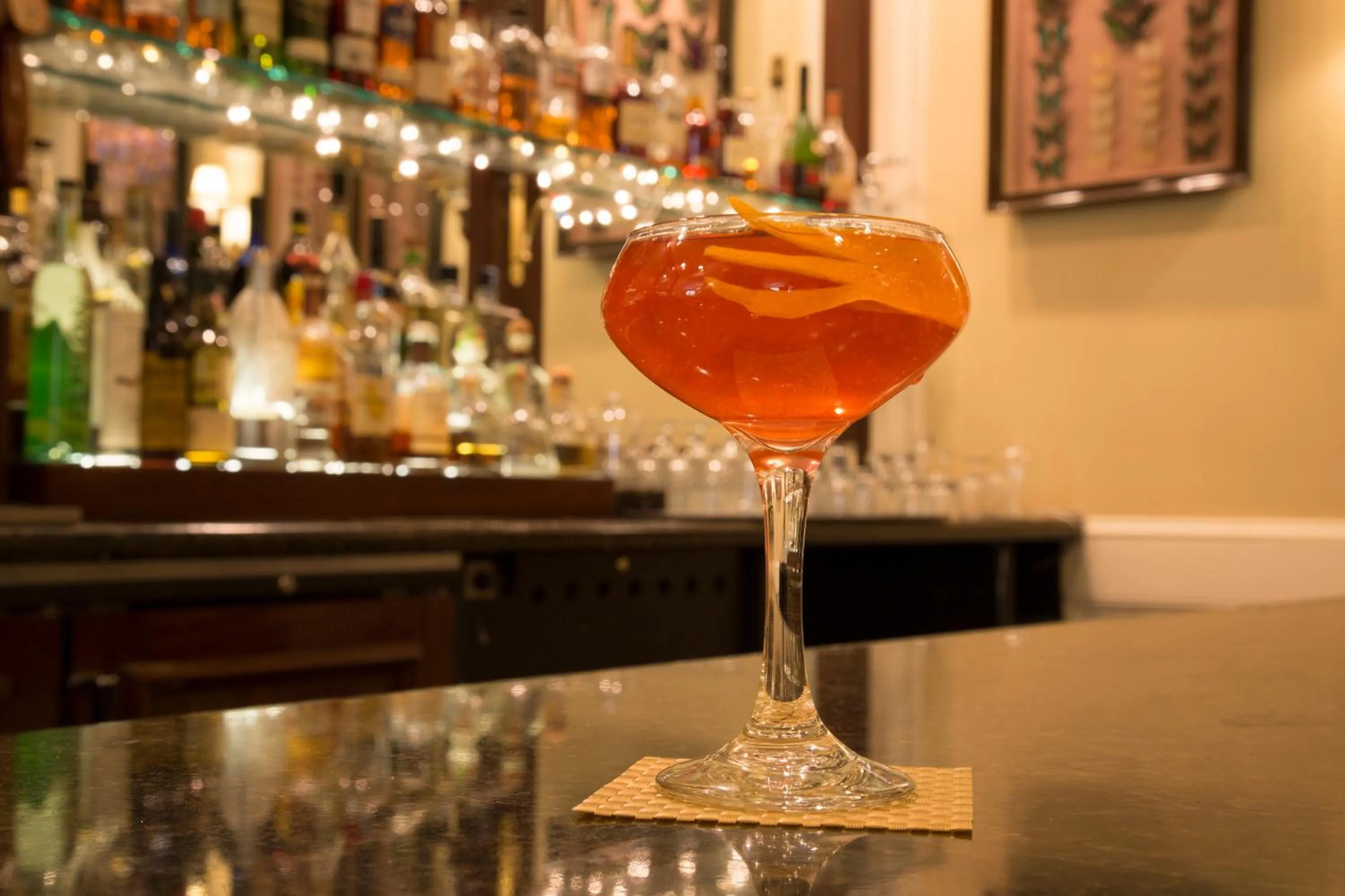 Alcoholic drinks in Hotel Majestic