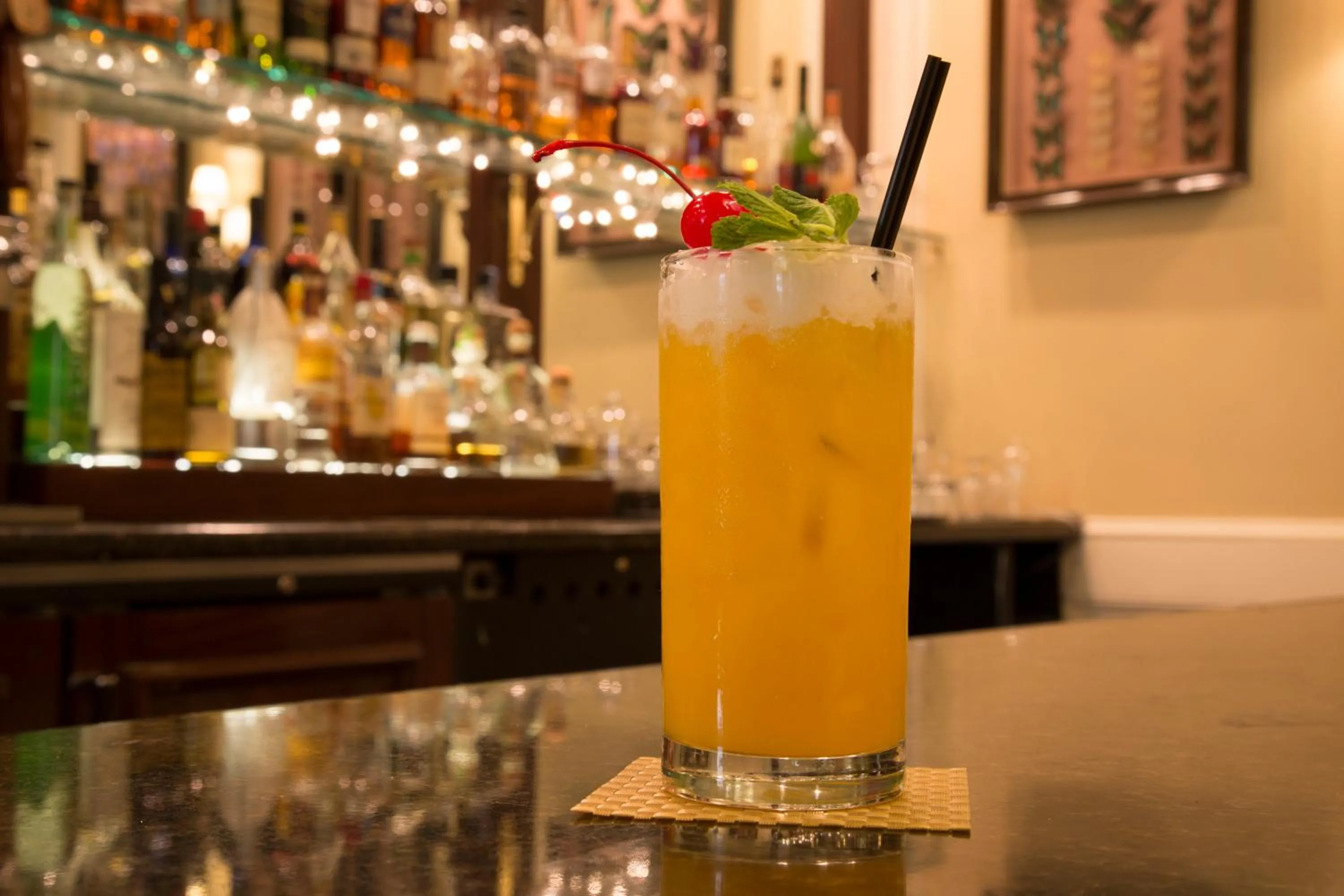 Alcoholic drinks in Hotel Majestic