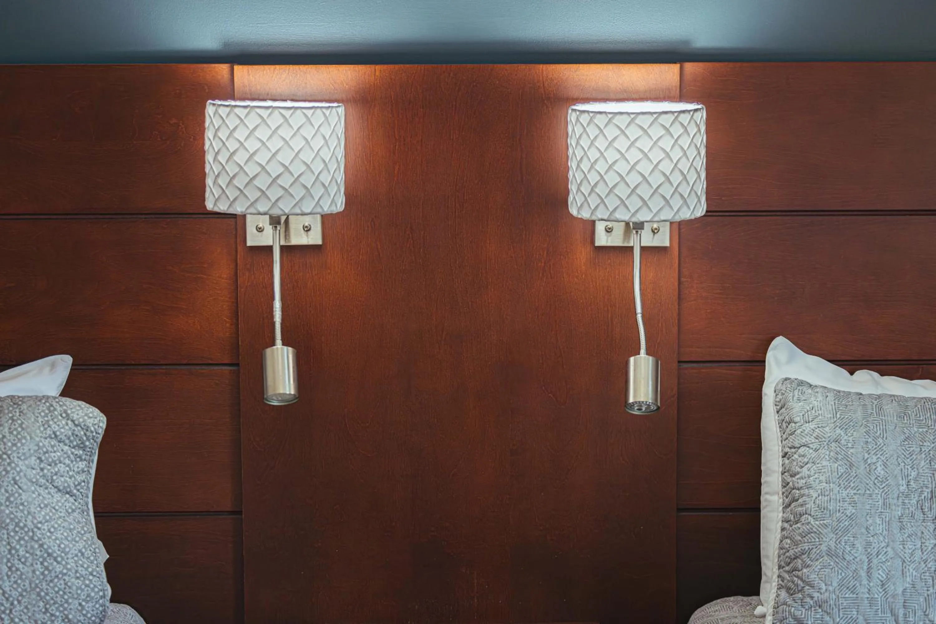 Bed in Motel le Point de Vue