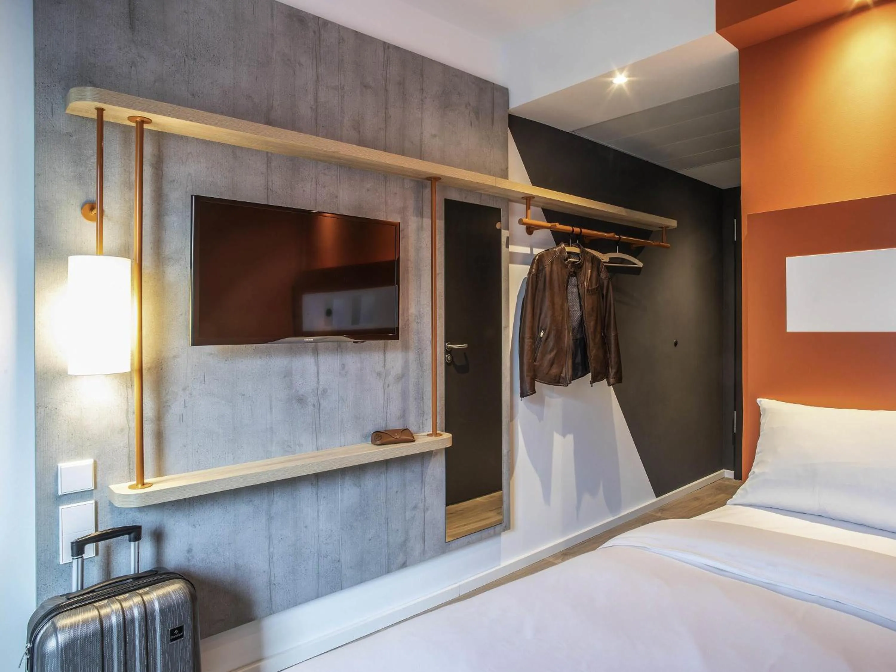 Bedroom, Bed in ibis budget Bayreuth