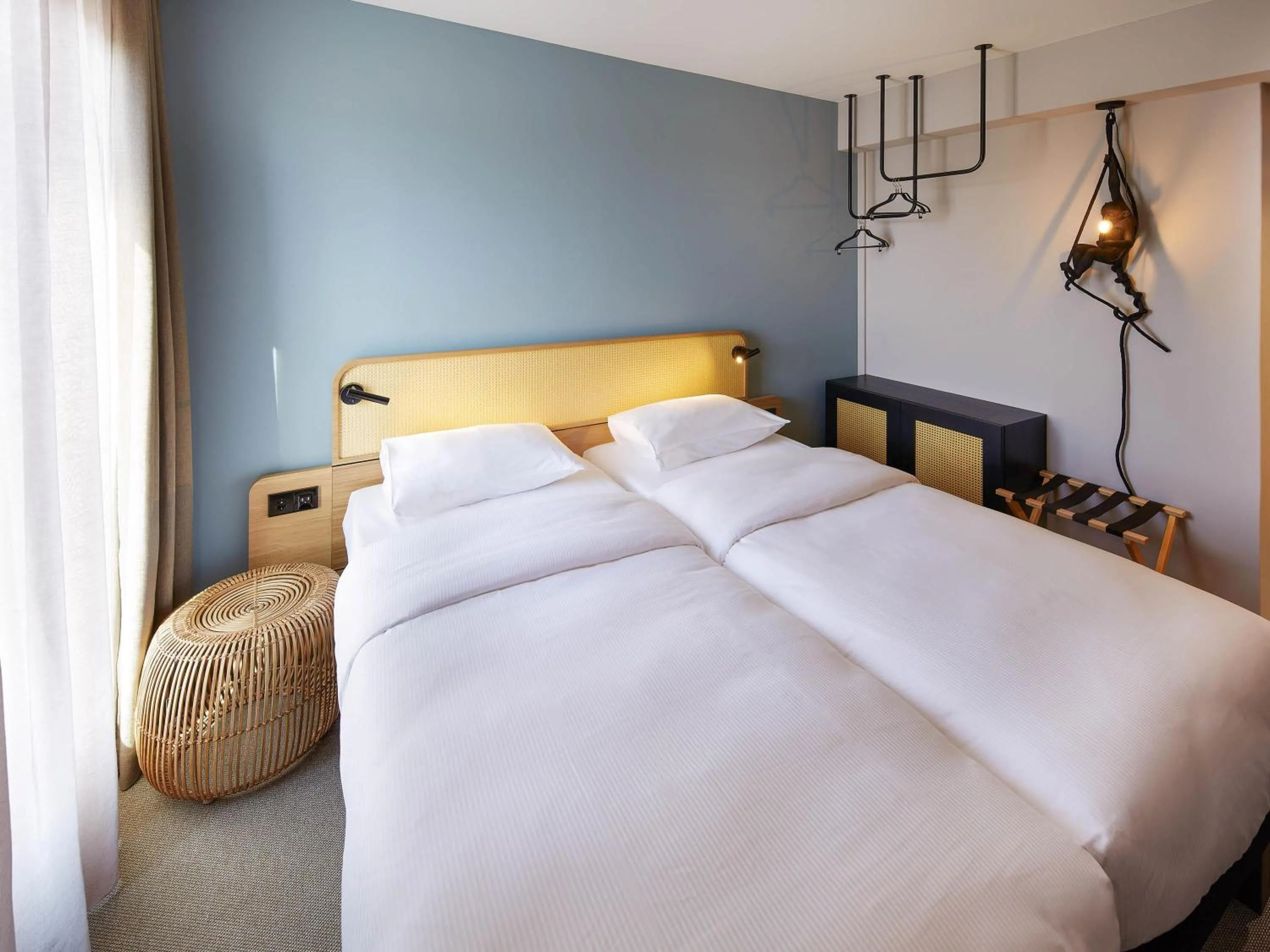 Bedroom, Bed in ibis Styles Bayreuth