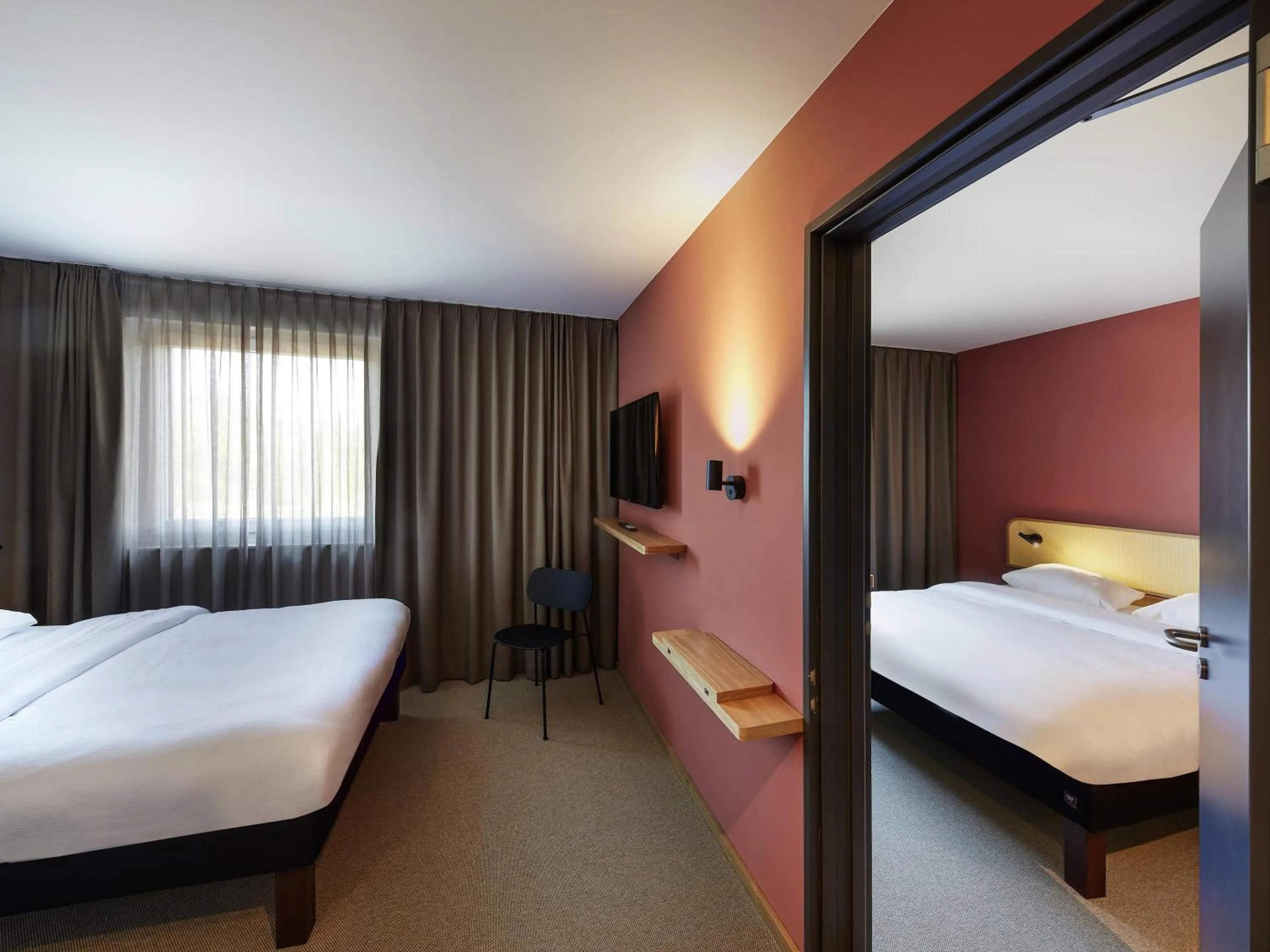 Bedroom, Bed in ibis Styles Bayreuth