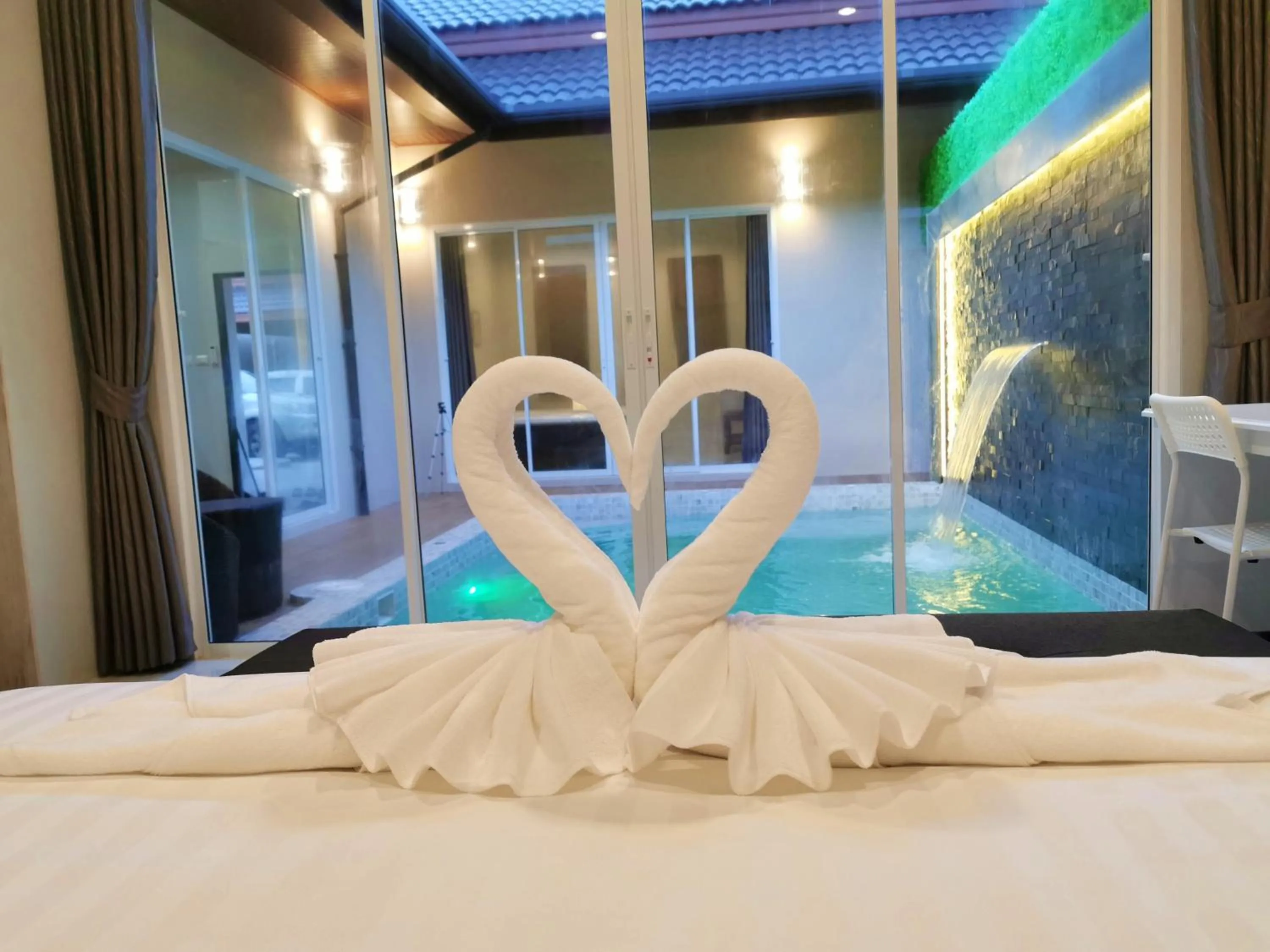 Bedroom, Bed in The Apex private pool villa Krabi