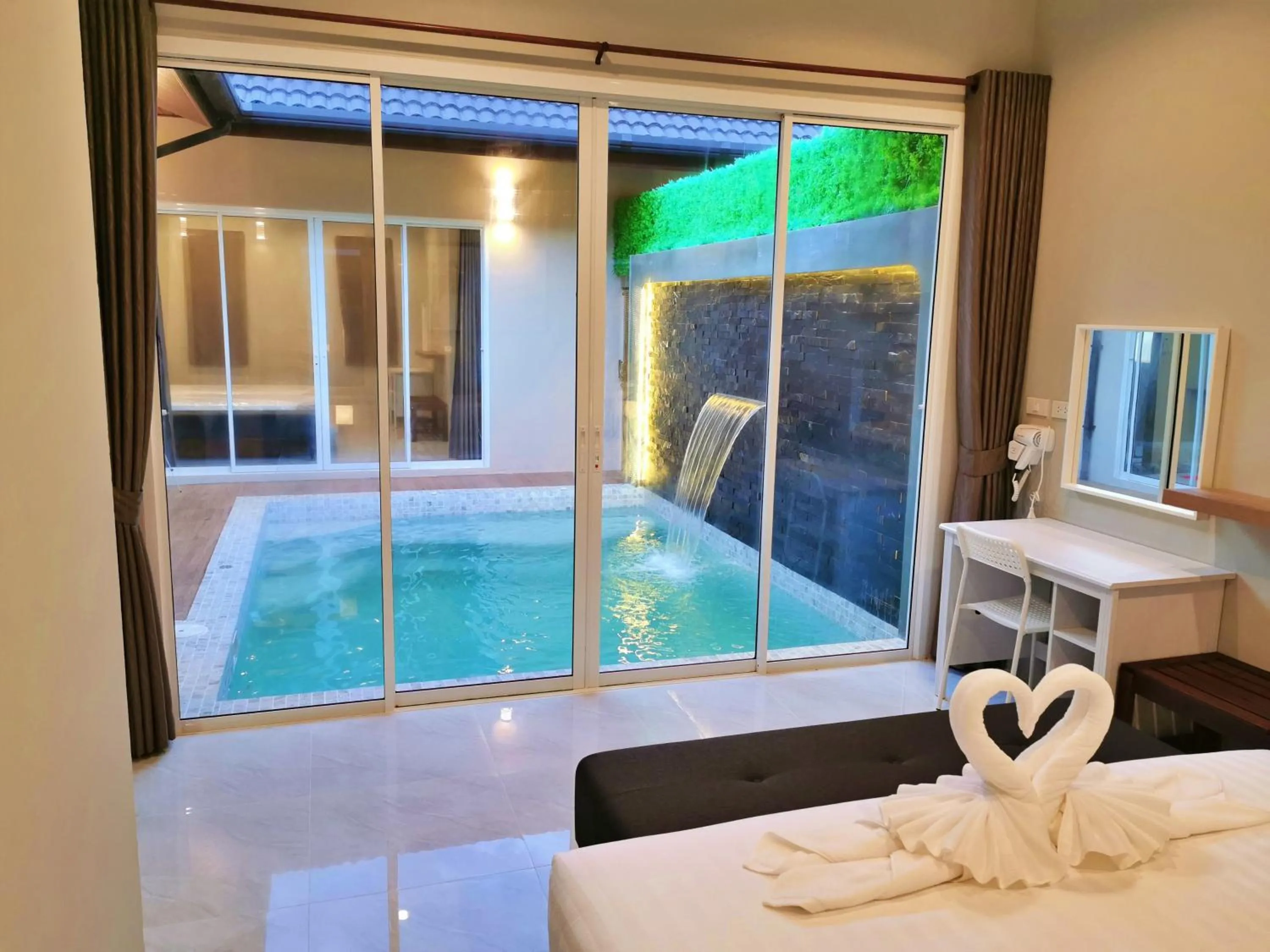 Pool view in The Apex private pool villa Krabi