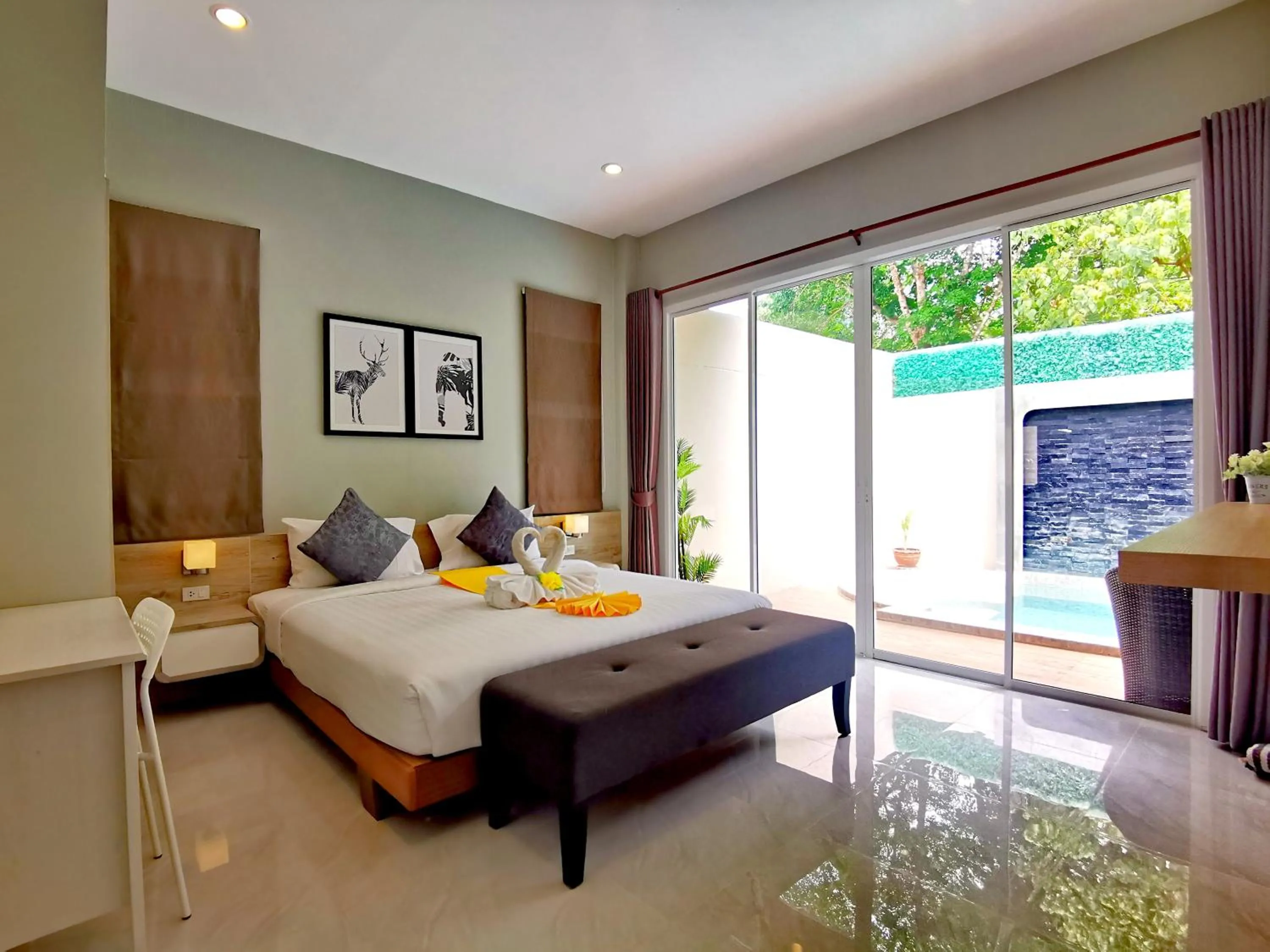 Bedroom, Bed in The Apex private pool villa Krabi