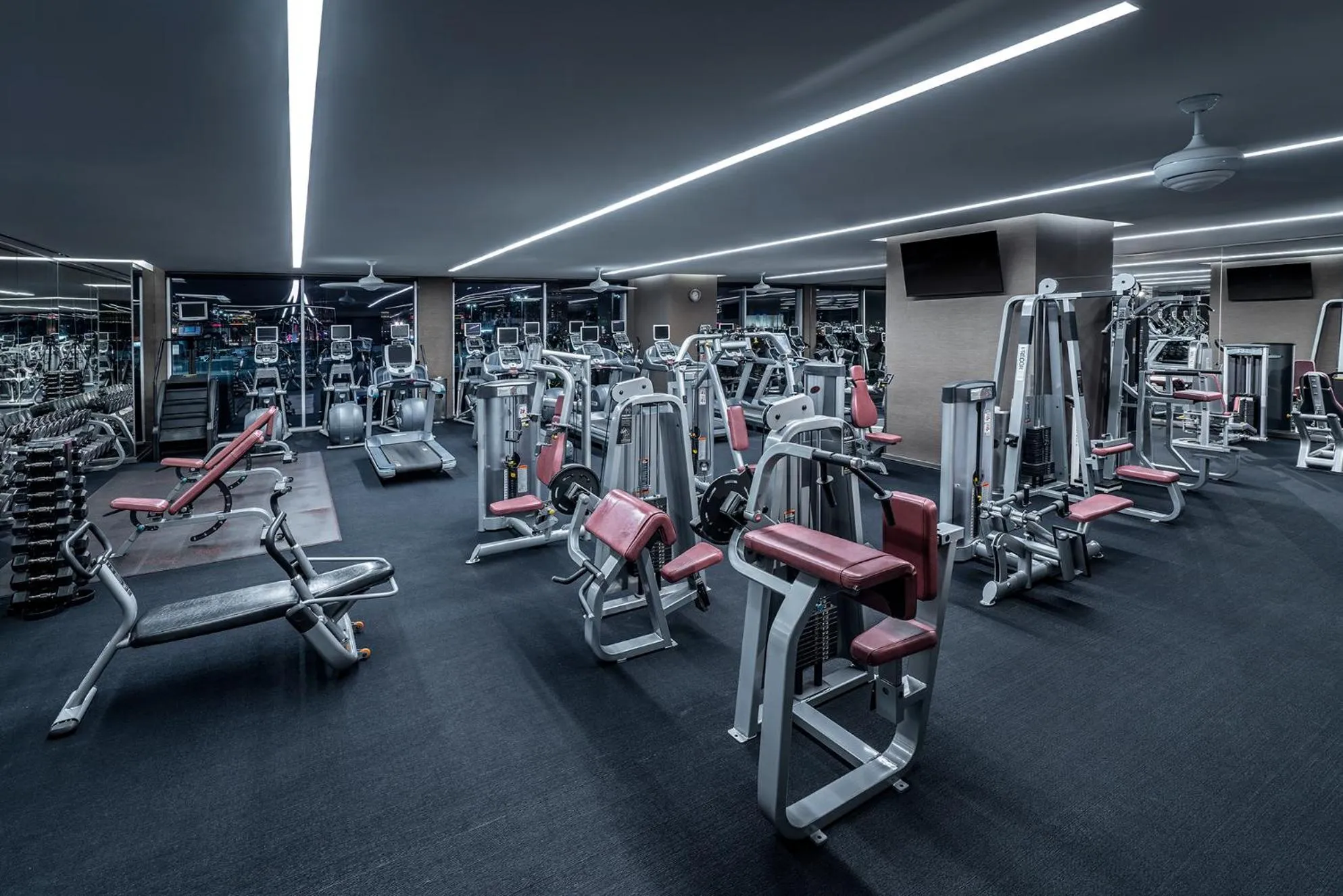 Fitness centre/facilities in Palms Place Hotel and Spa